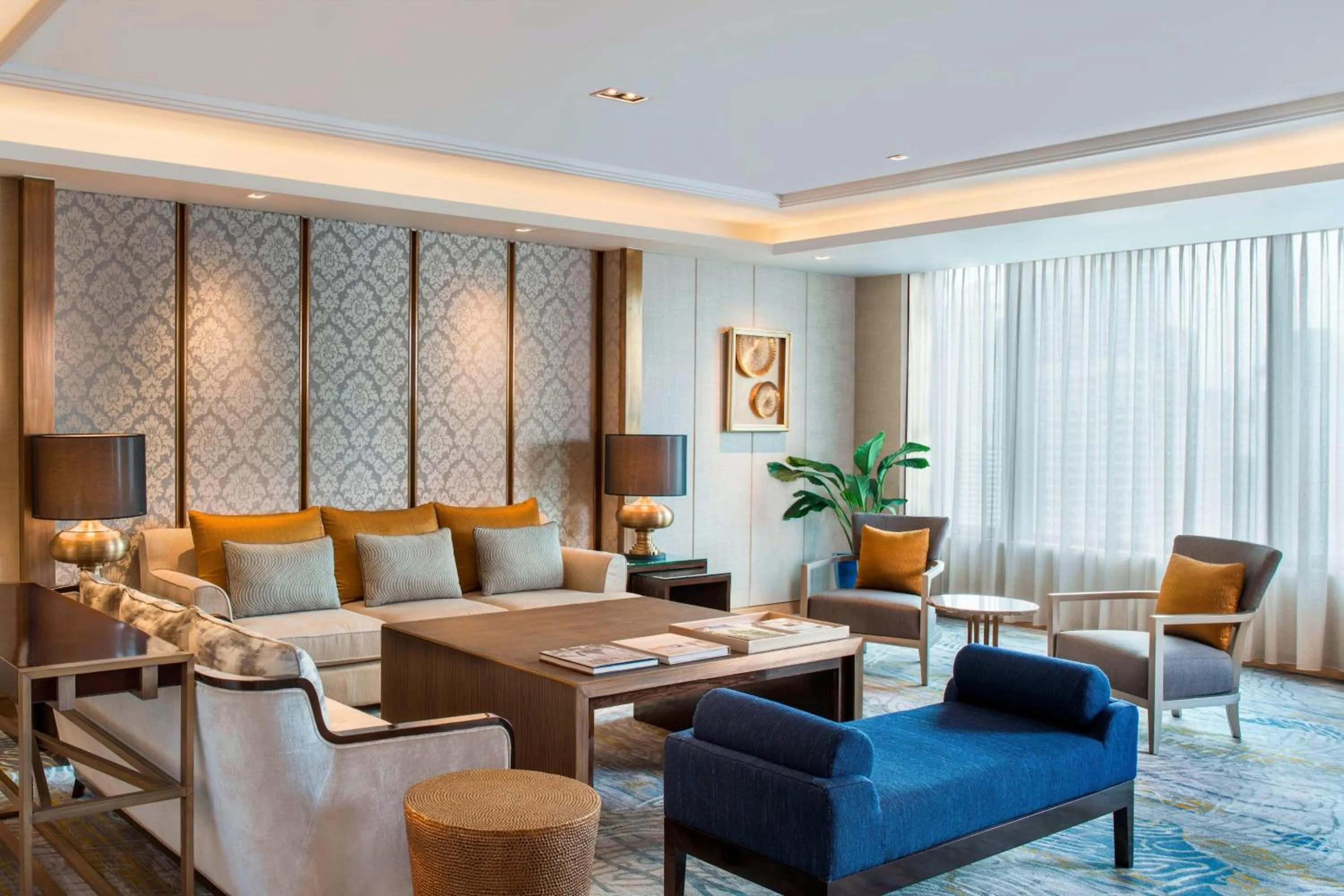 Living room in Sheraton Grande Sukhumvit, a Luxury Collection Hotel, Bangkok