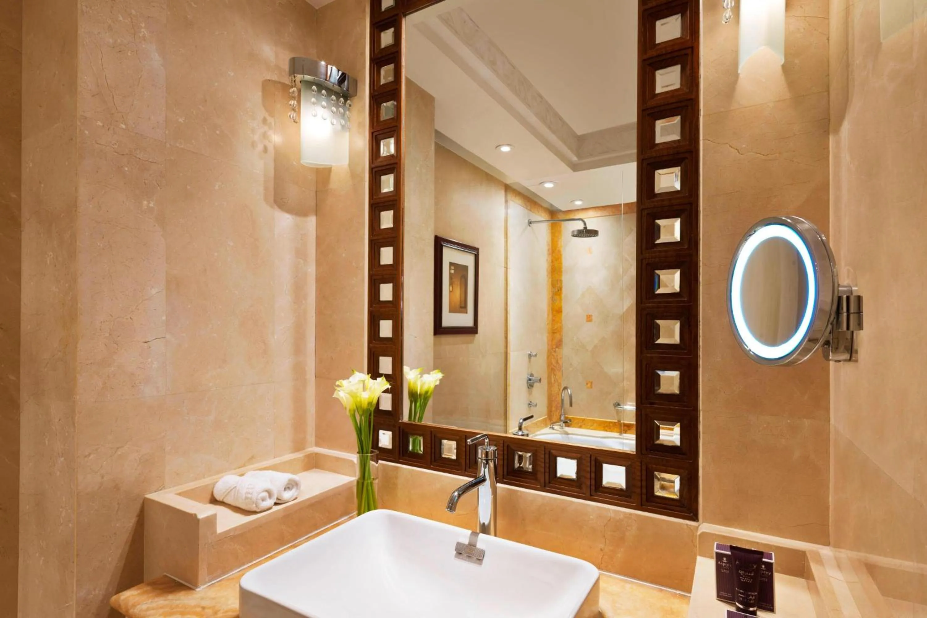 Bathroom in Al Bustan Palace, a Ritz-Carlton Hotel