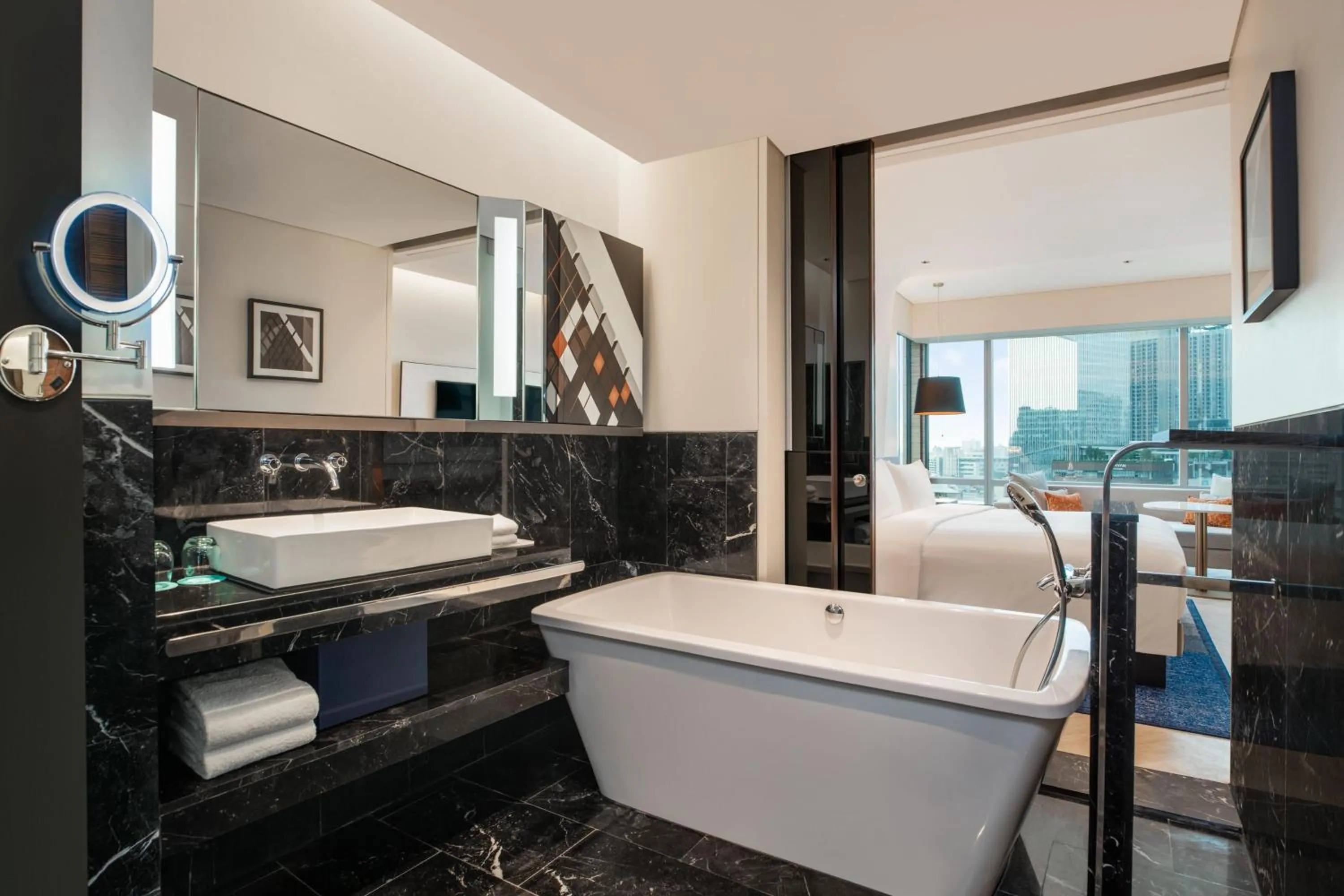 Bathroom in Le Meridien Bangkok