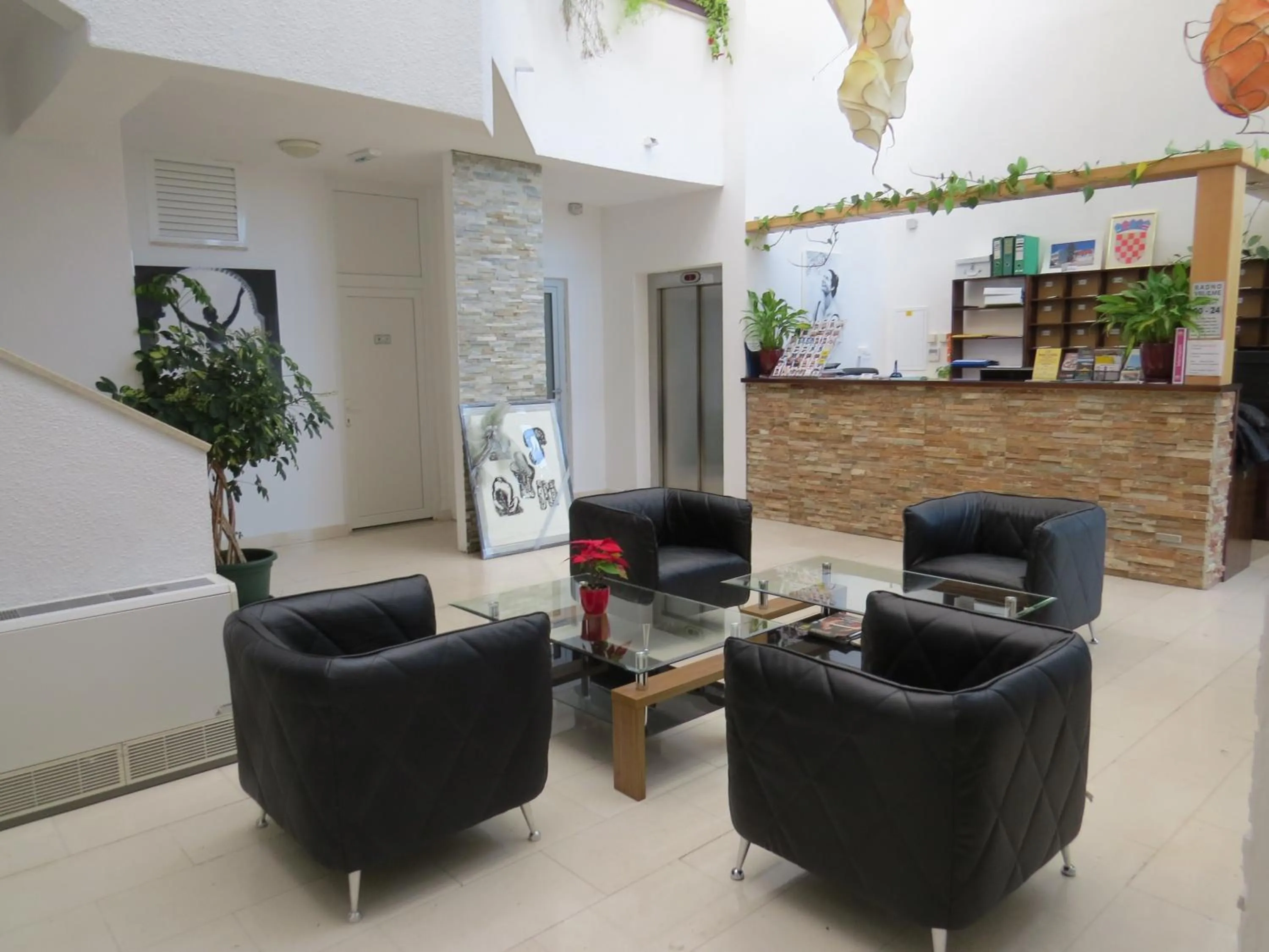 Lobby or reception in Hotel Ballet School