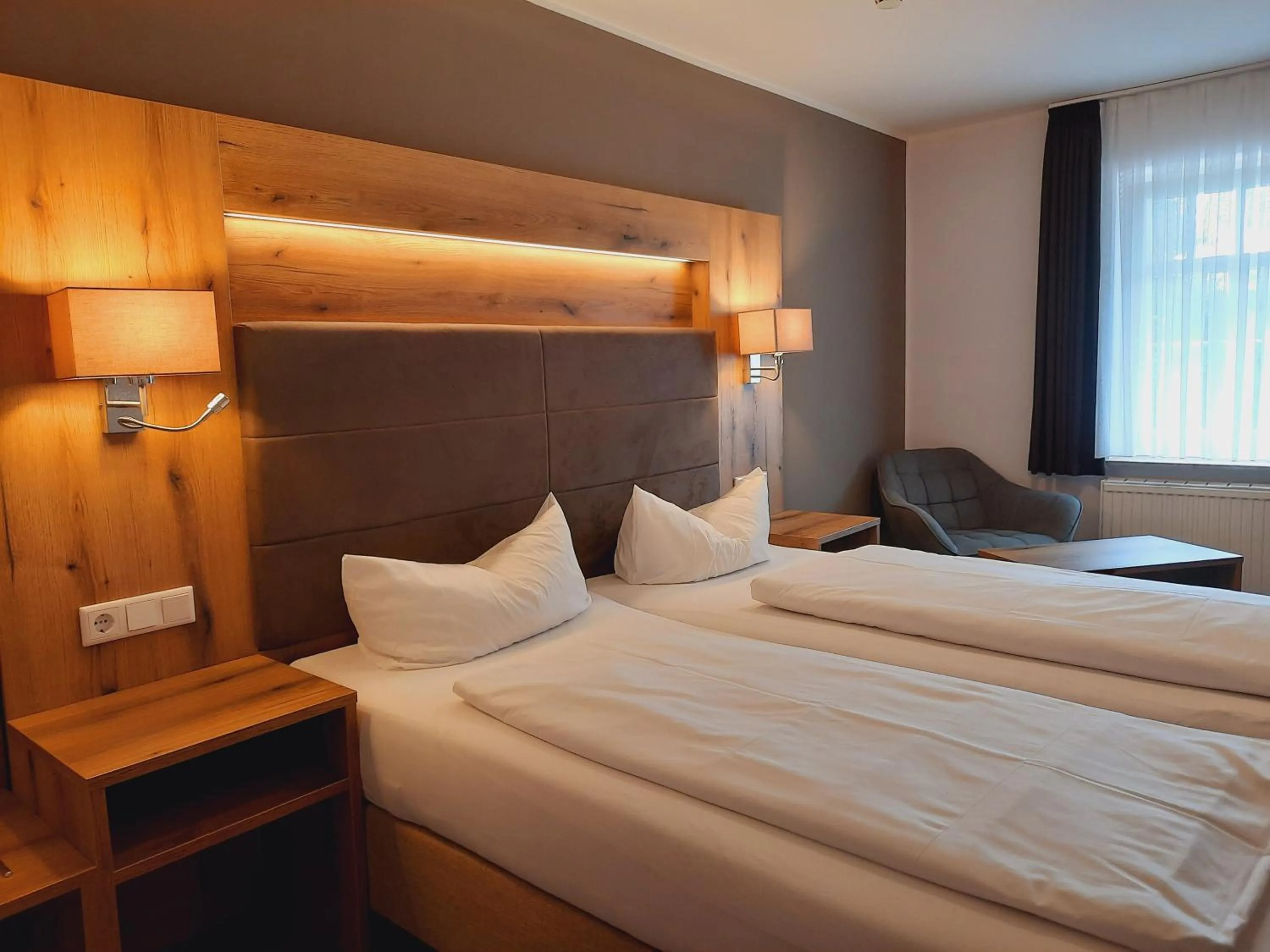 Bedroom, Bed in Gasthaus Kempermann