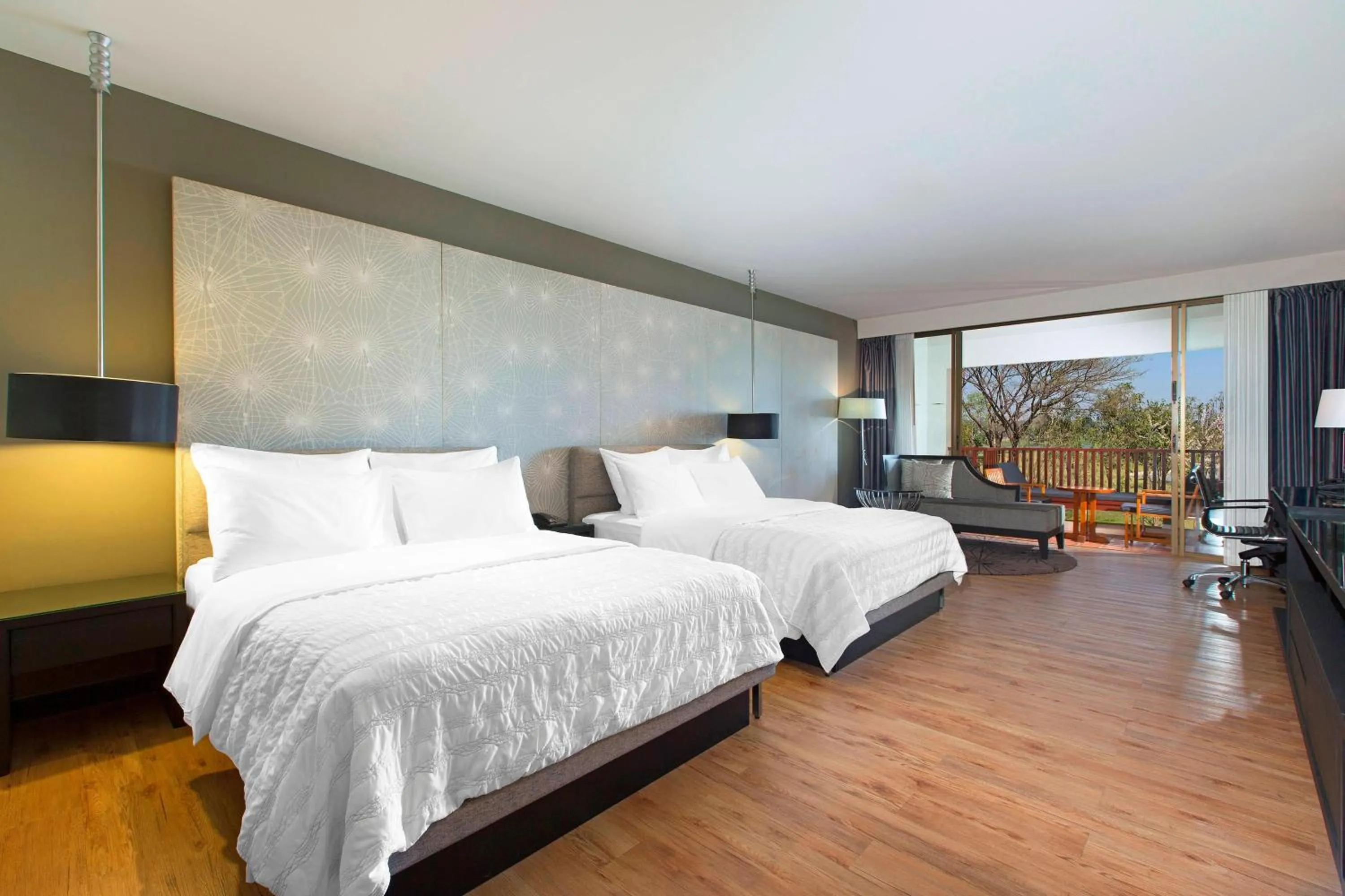 Photo of the whole room, Bed in Le Meridien Chiang Rai Resort, Thailand