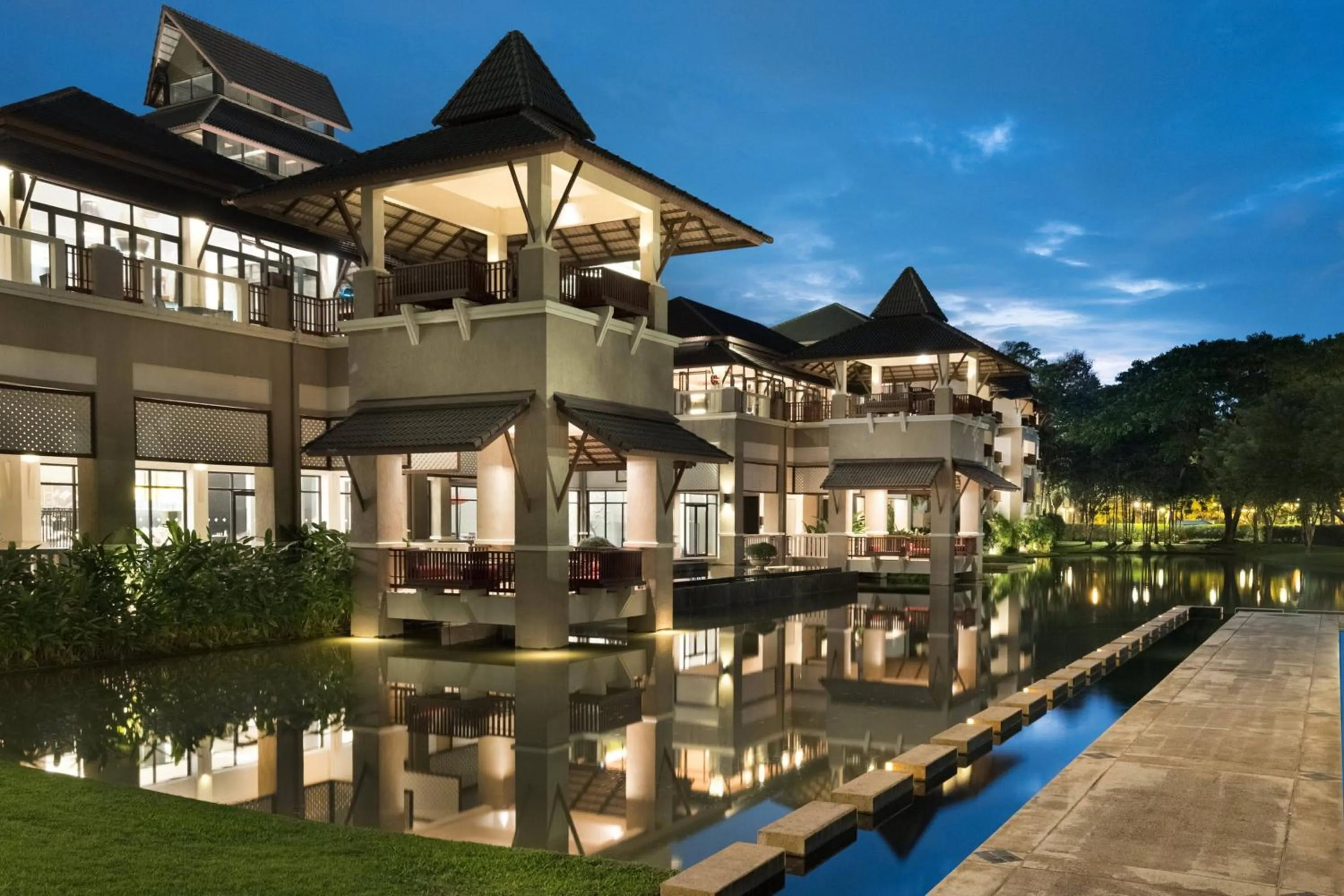 Property building in Le Meridien Chiang Rai Resort, Thailand