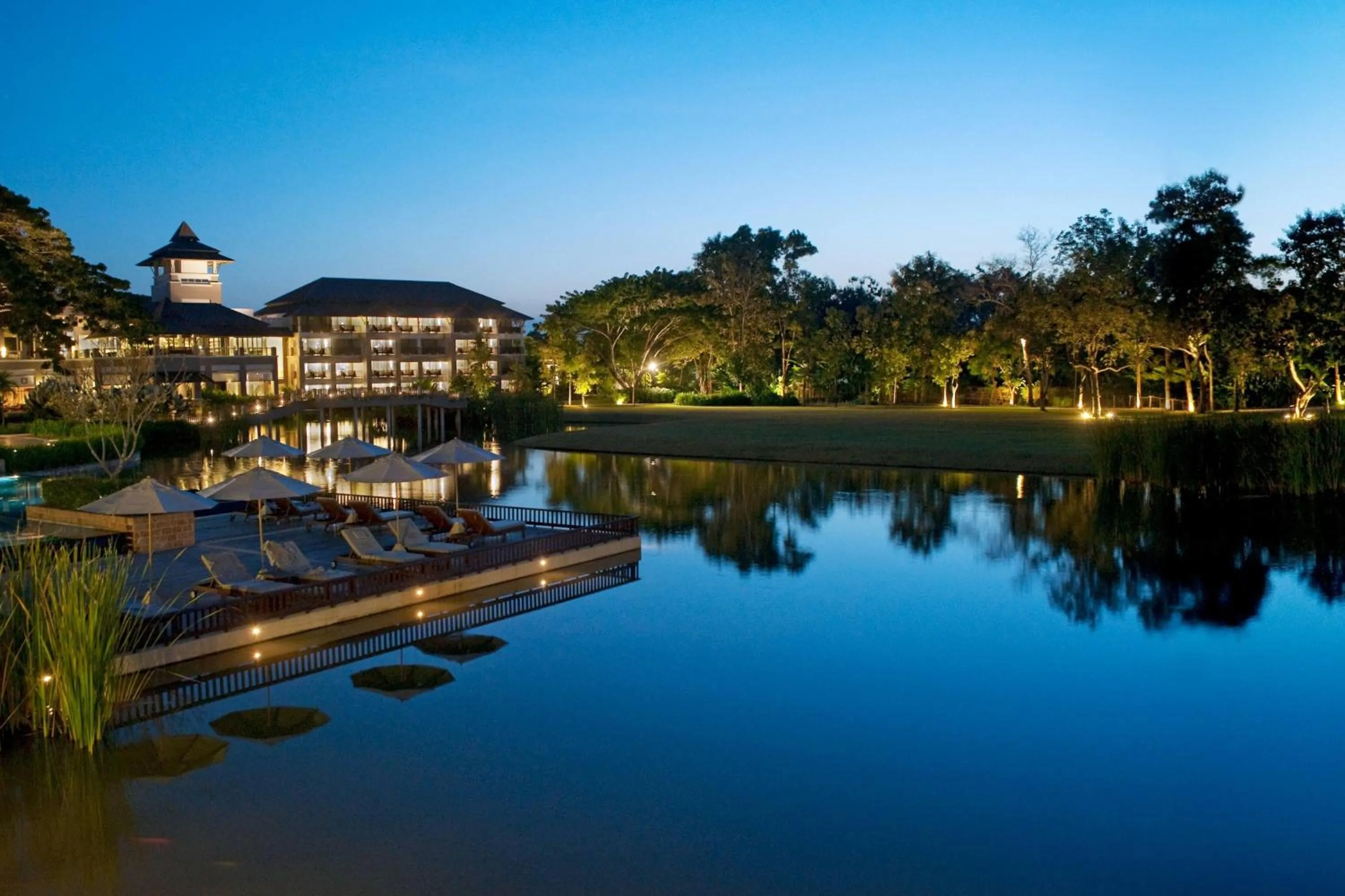 Property building in Le Meridien Chiang Rai Resort, Thailand