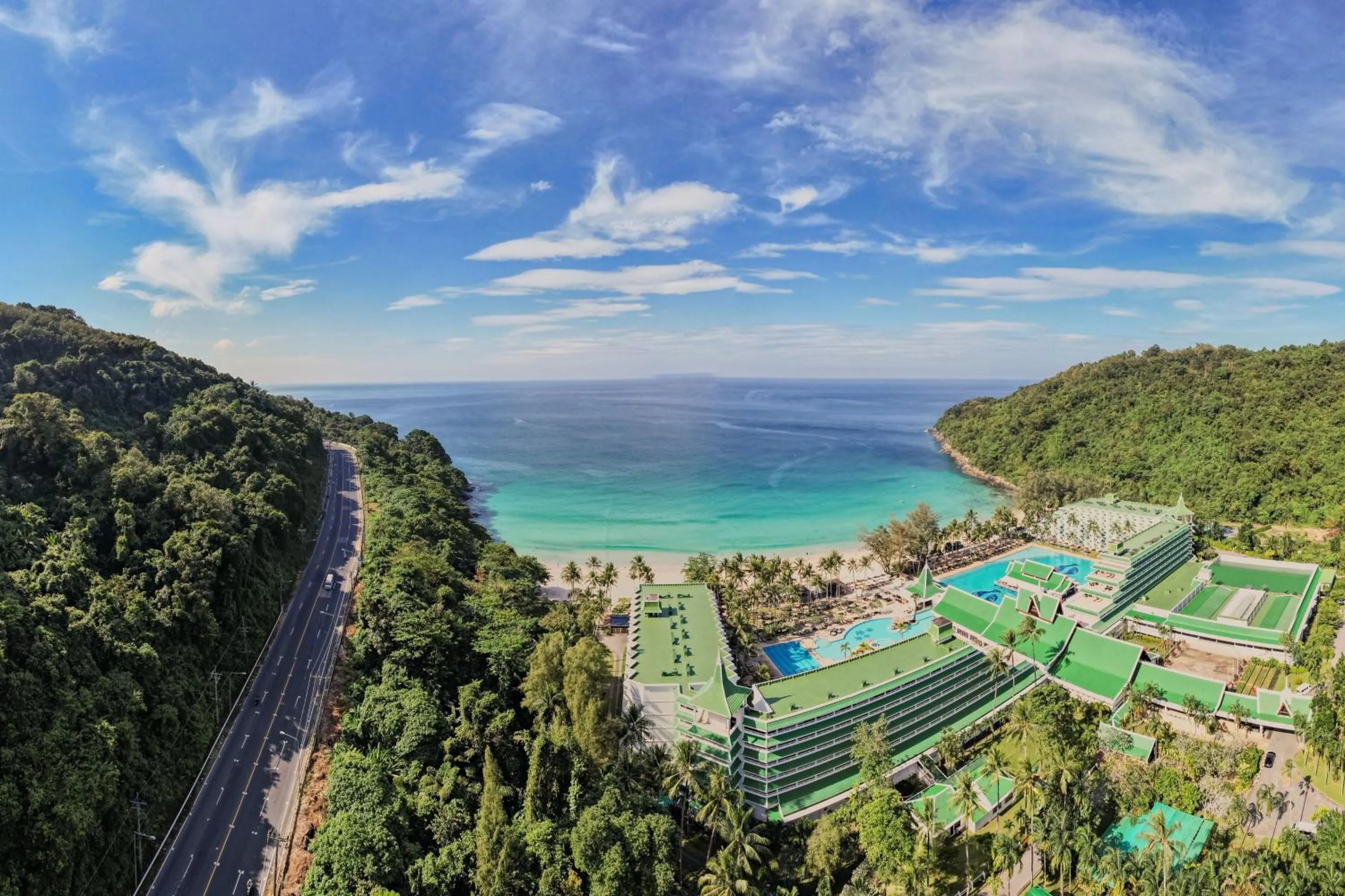 Property building in Le Meridien Phuket Beach Resort