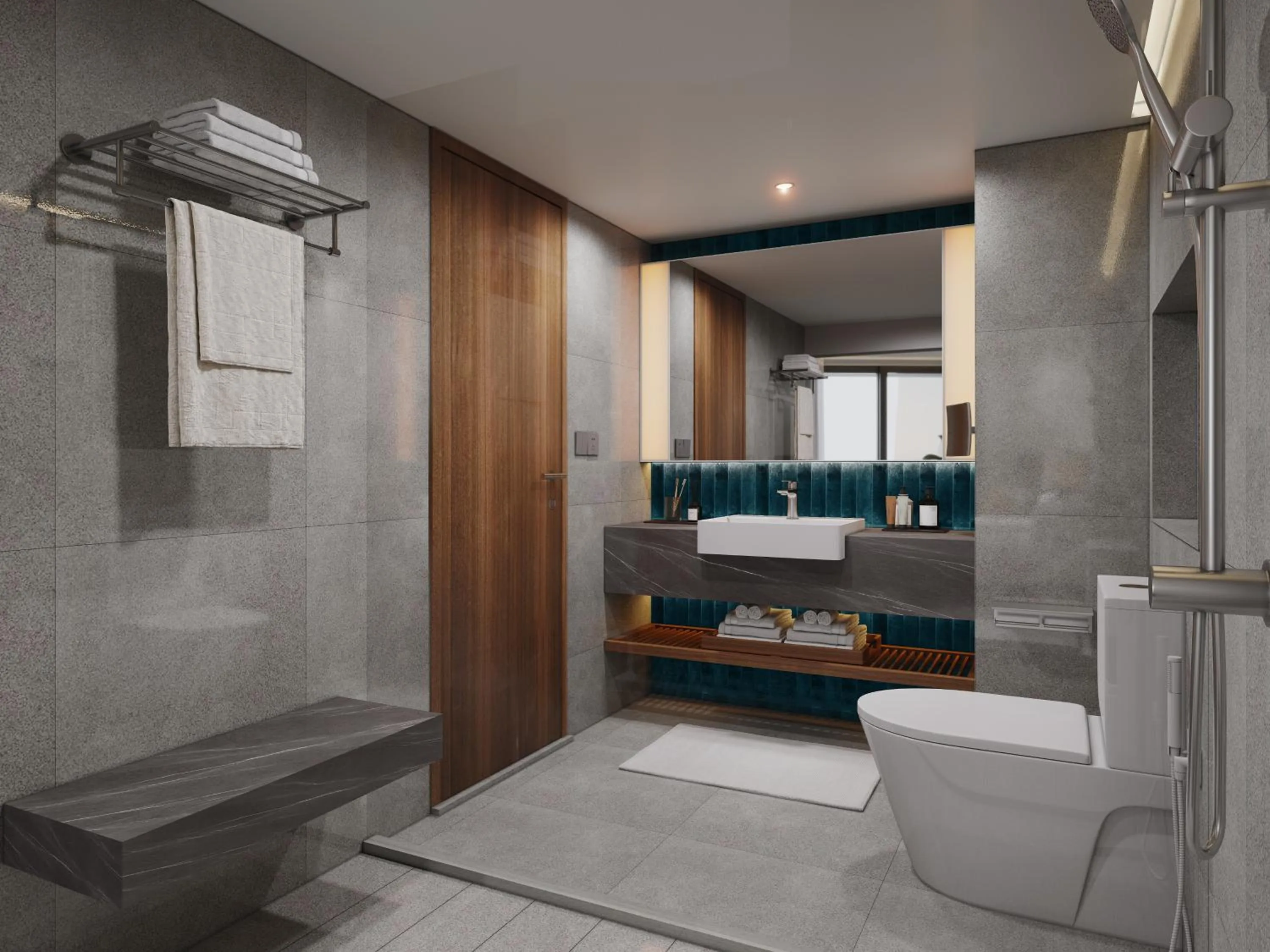 Shower in Le Meridien Phuket Beach Resort