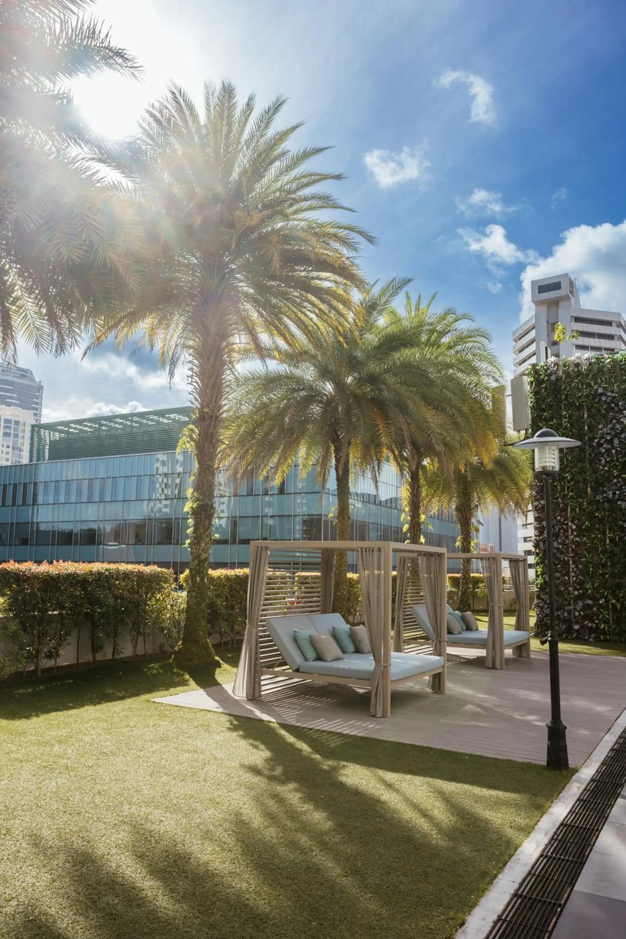 Swimming pool in Novotel Living Singapore Orchard