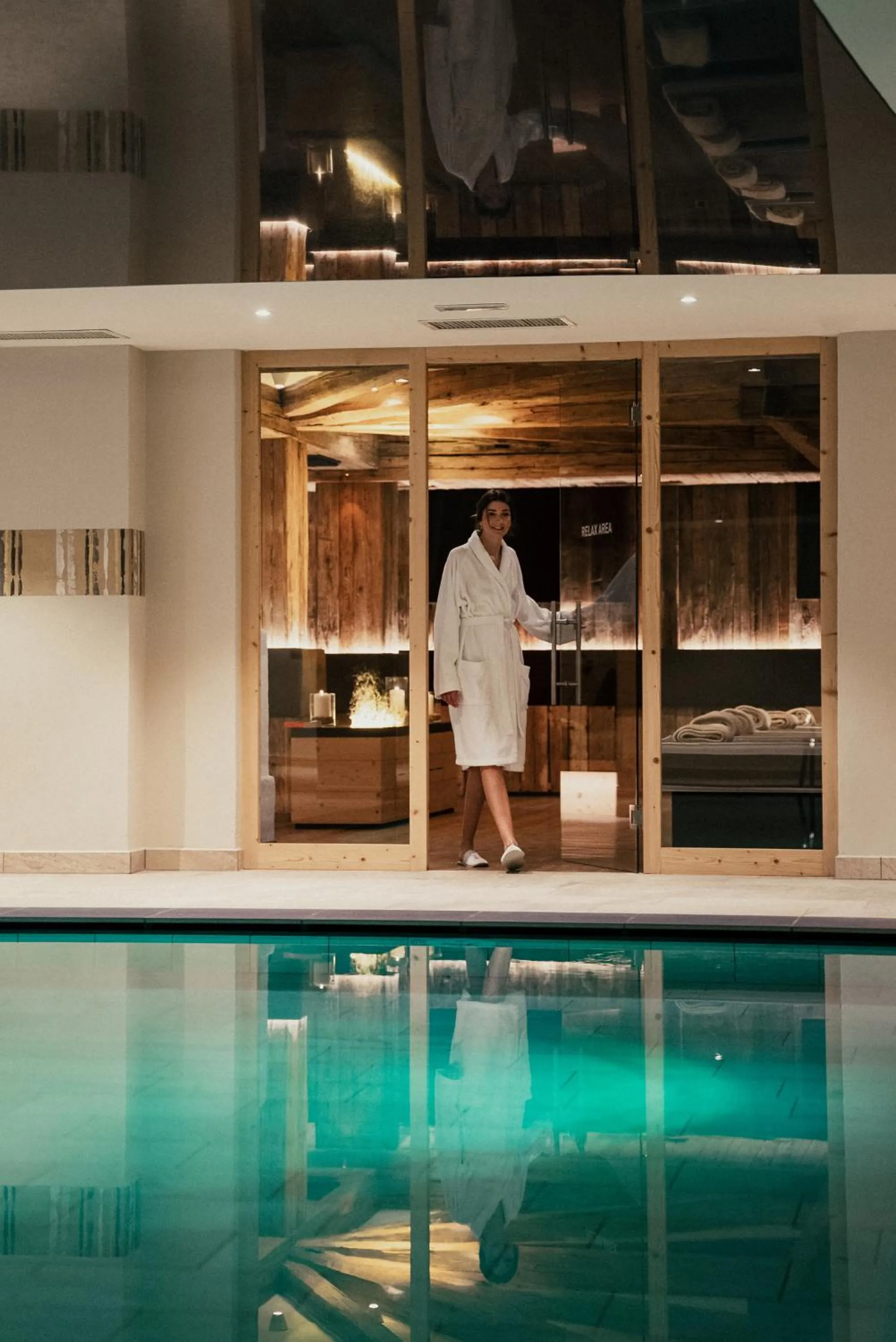 Swimming pool in Hotel WH - Wiesnerhof