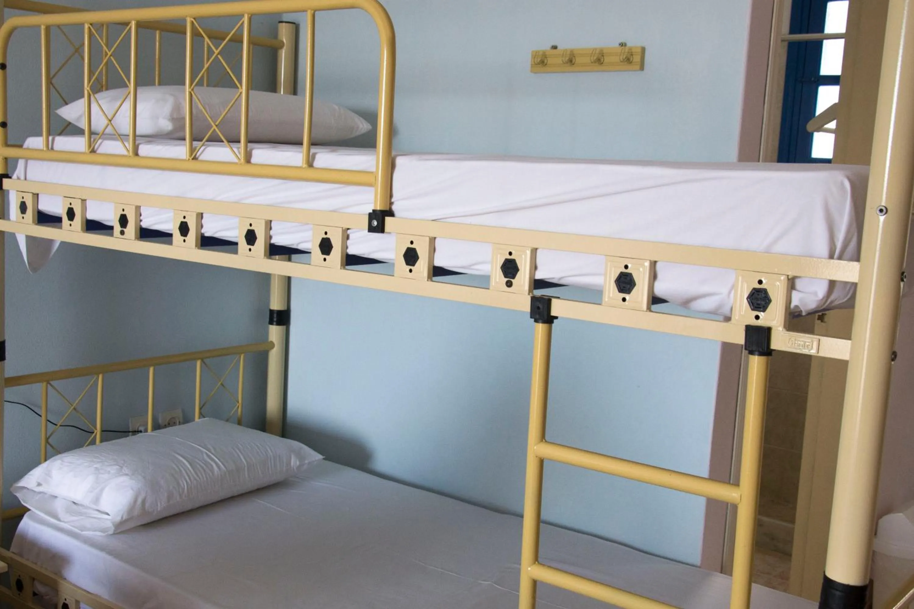 Bed in Vardes Hotel Studios