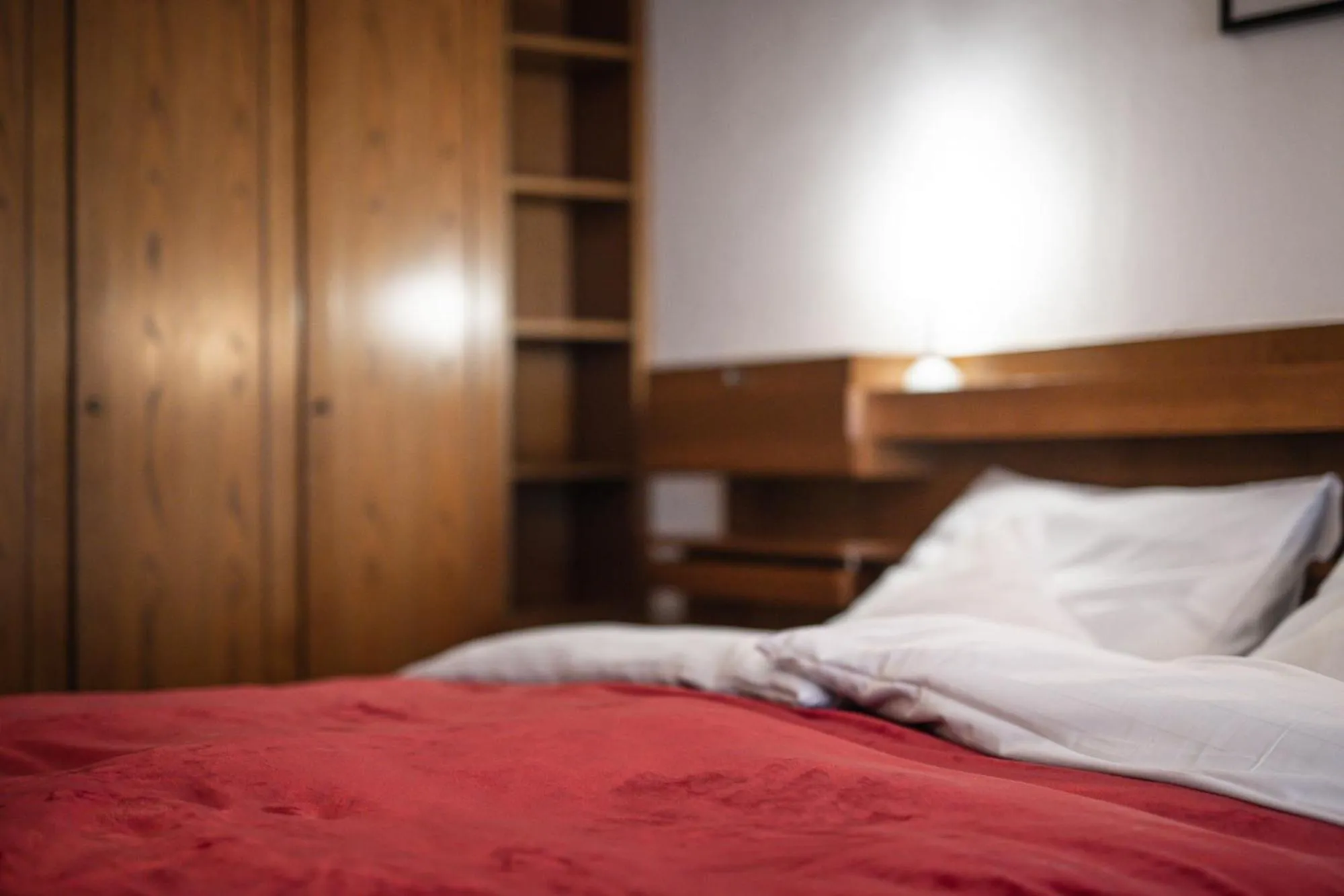 Bed in Hotel Mühlwald