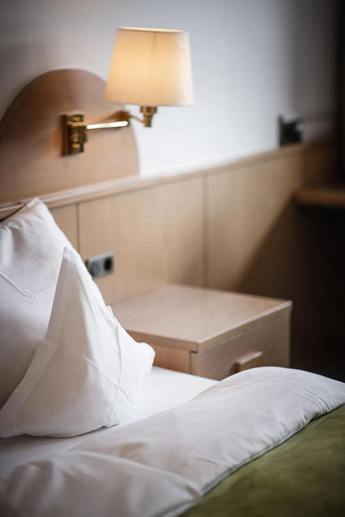 Bed in Hotel Mühlwald