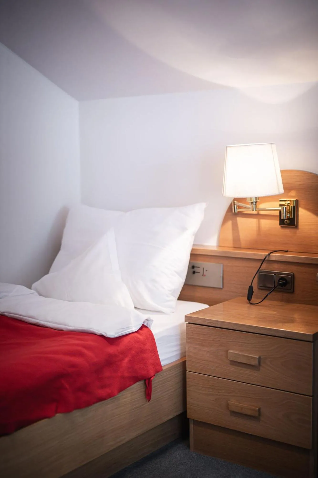 Bed in Hotel Mühlwald