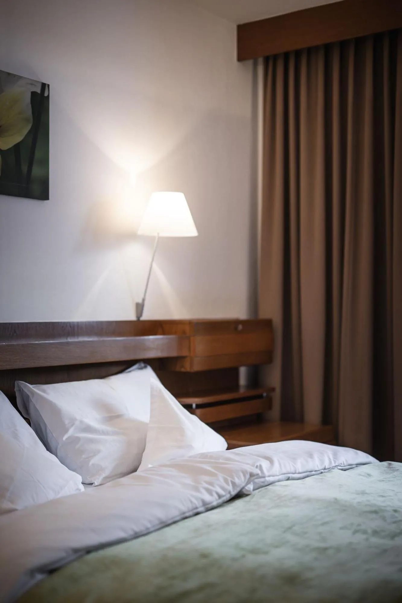 Bed in Hotel Mühlwald