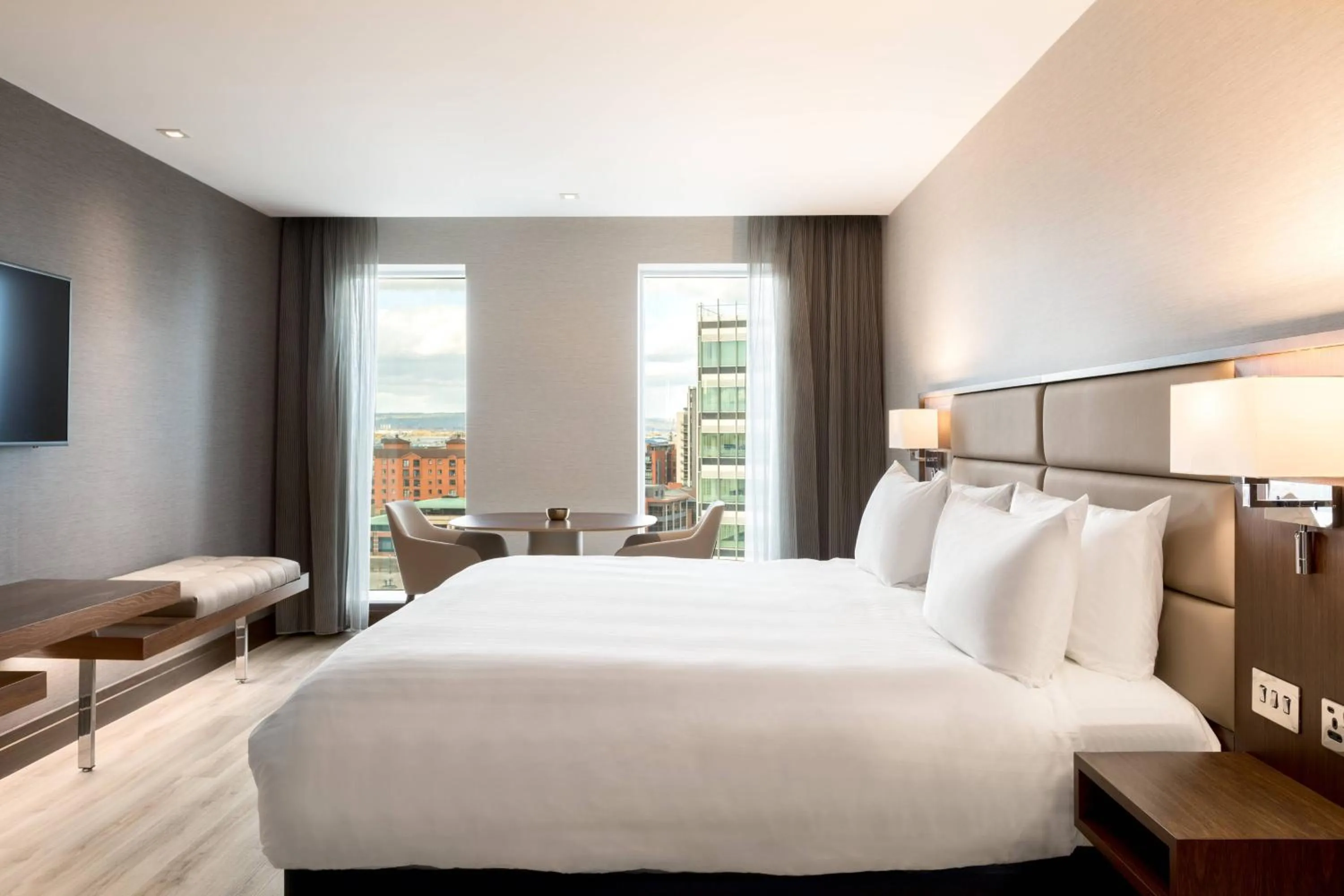 Bedroom, Bed in AC Hotel by Marriott Belfast