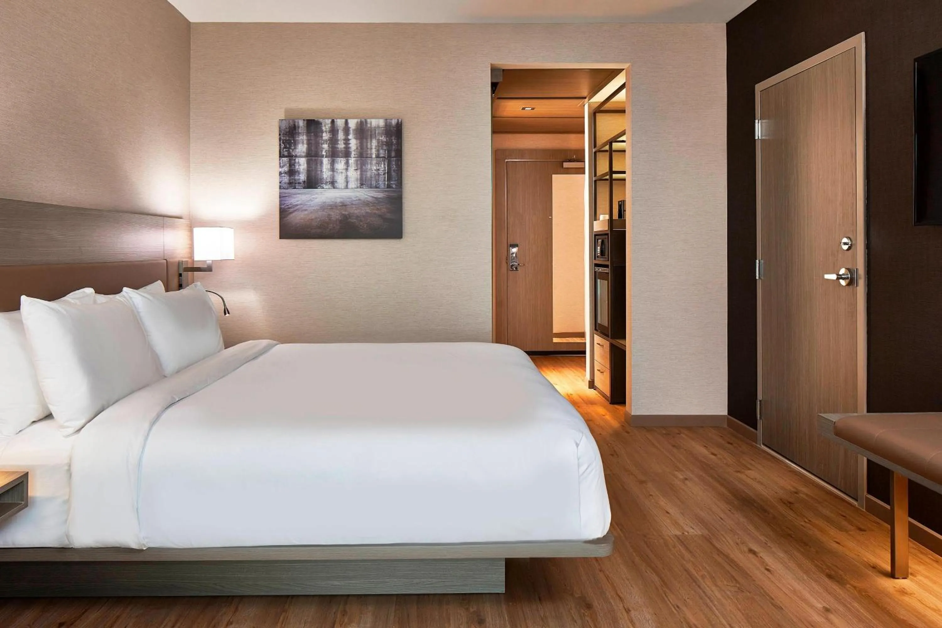 Photo of the whole room, Bed in AC Hotel by Marriott Cleveland Beachwood