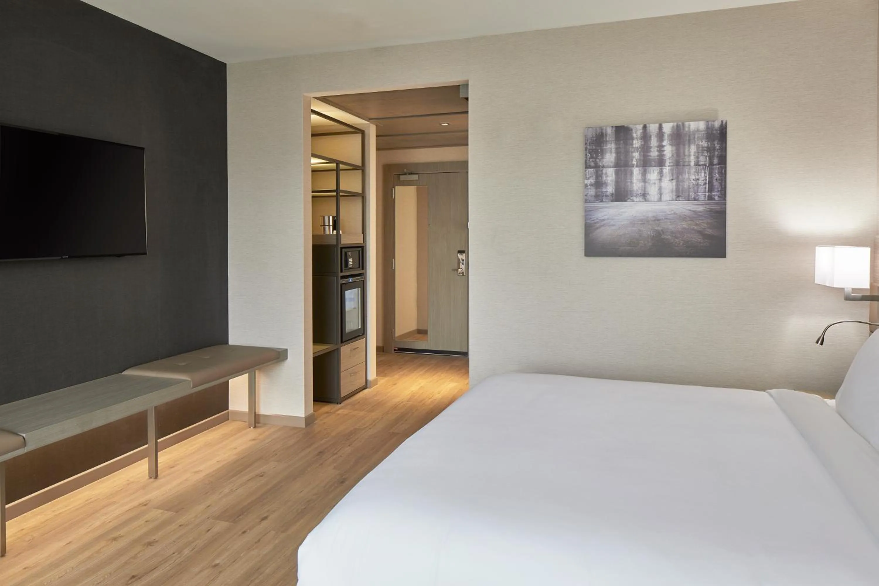 Bedroom, Bed in AC Hotel by Marriott Cleveland Beachwood