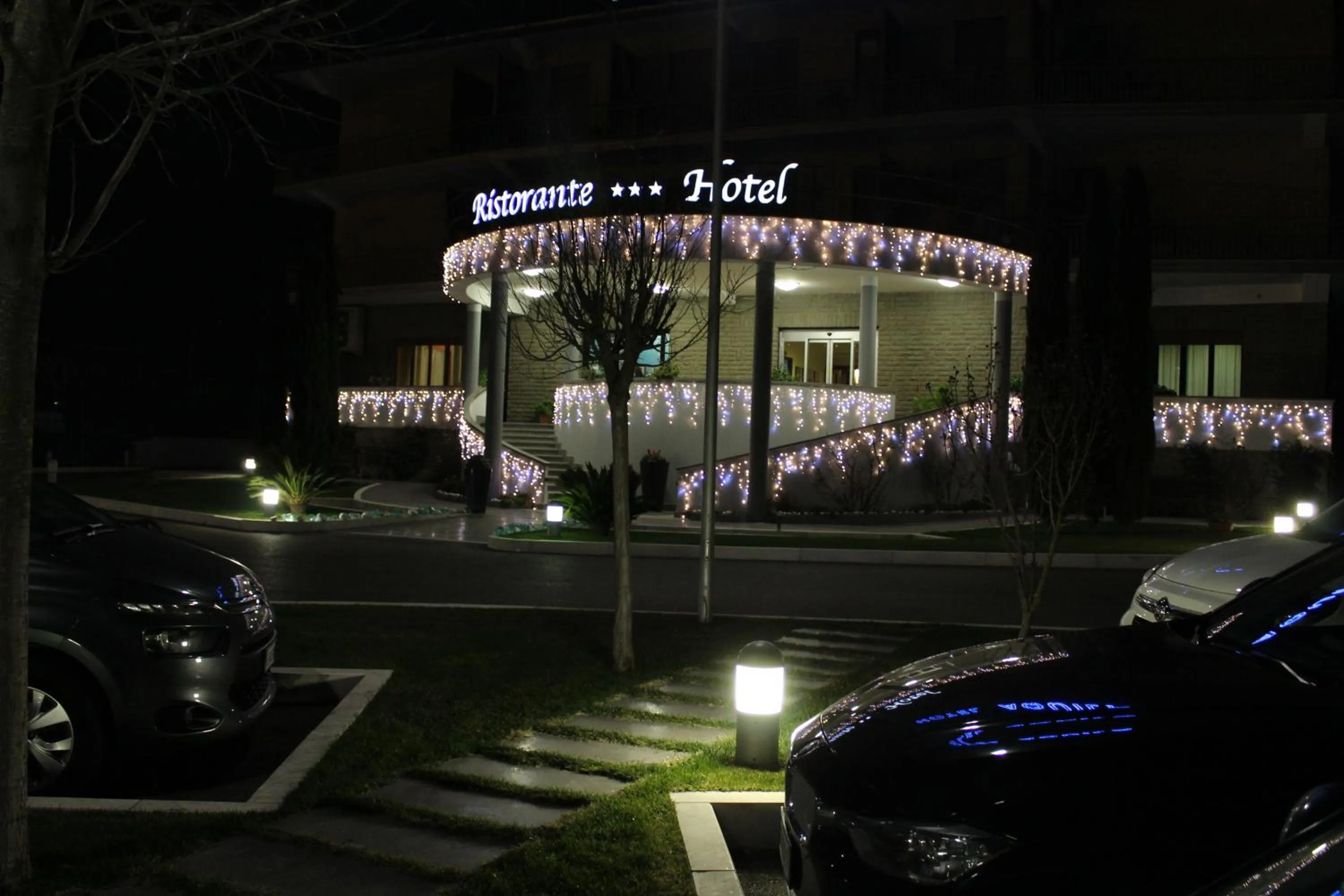 Facade/entrance in Hotel Aquila