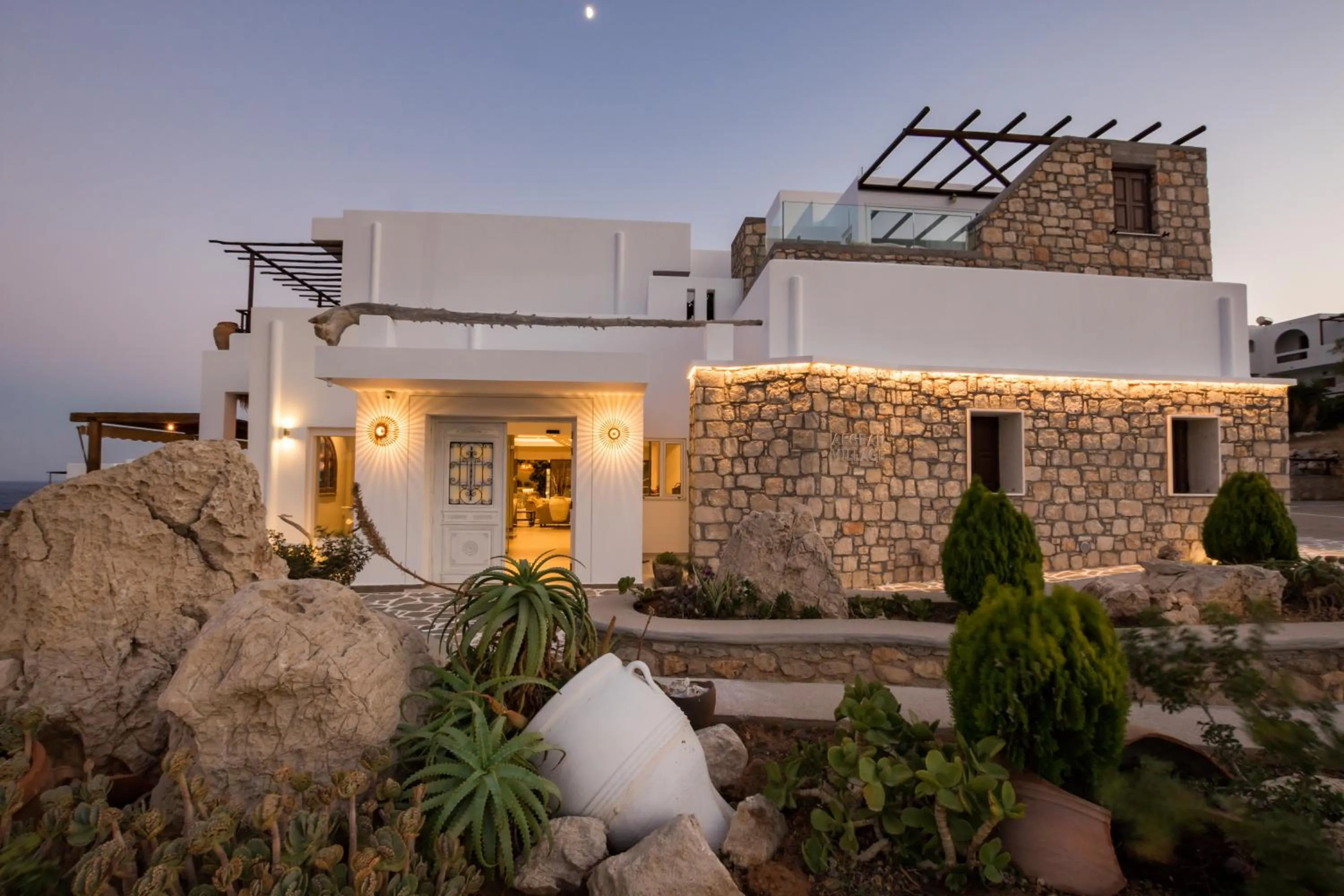 Property building in Aegean Village Beachfront Resort