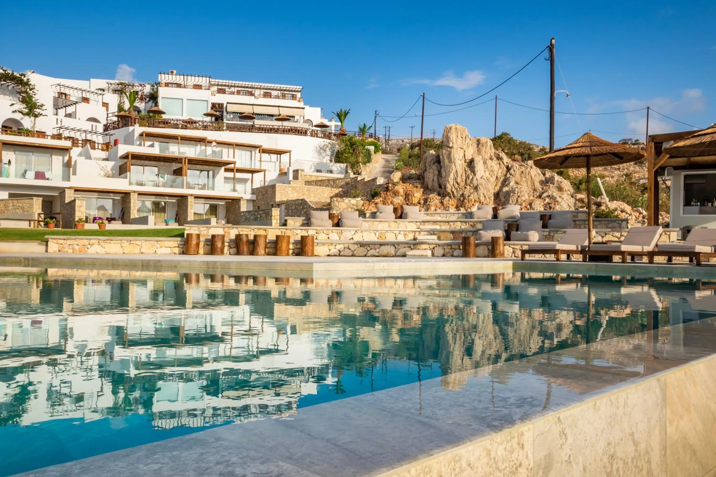 Swimming pool in Aegean Village Beachfront Resort