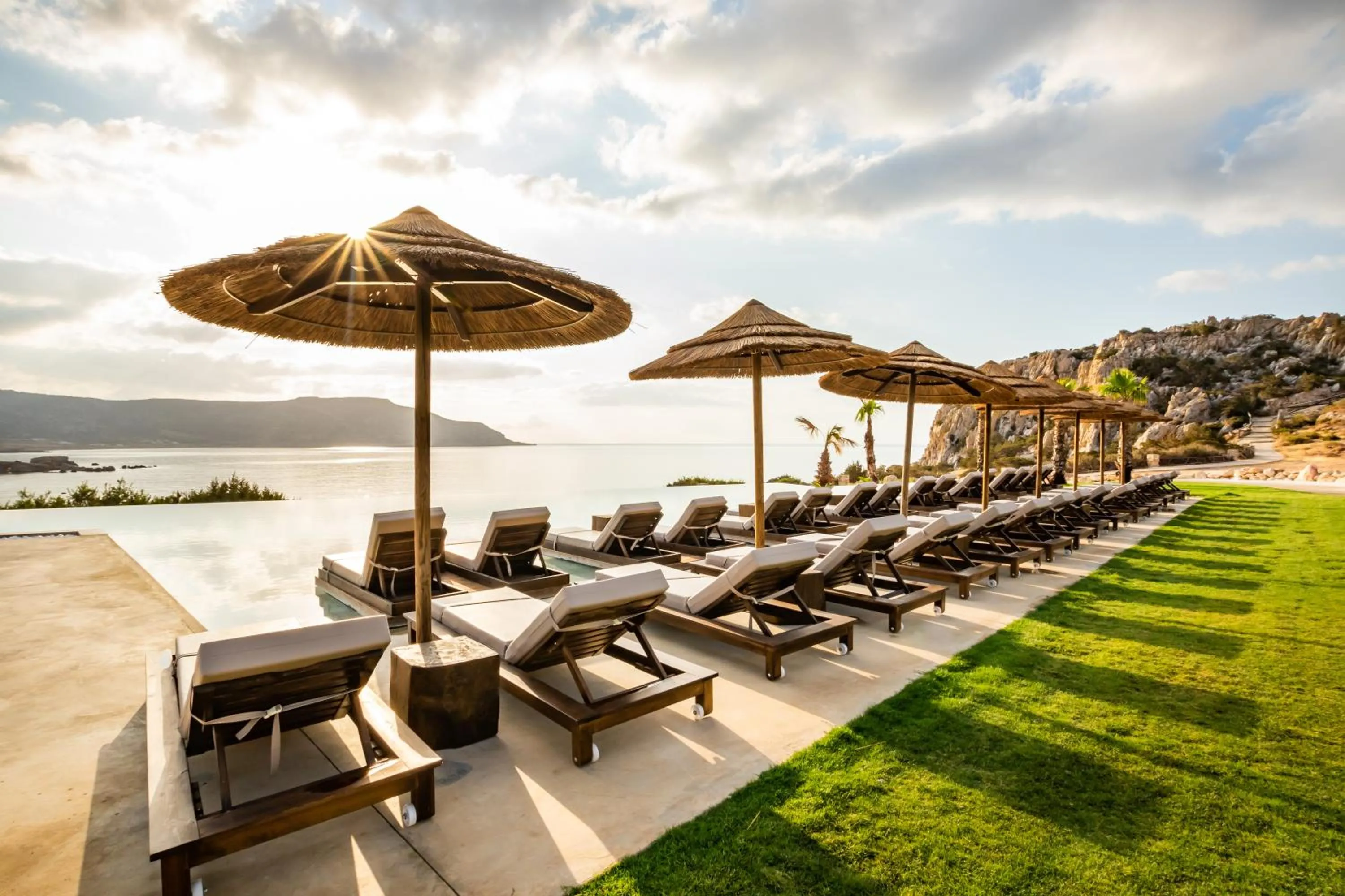 Swimming pool in Aegean Village Beachfront Resort