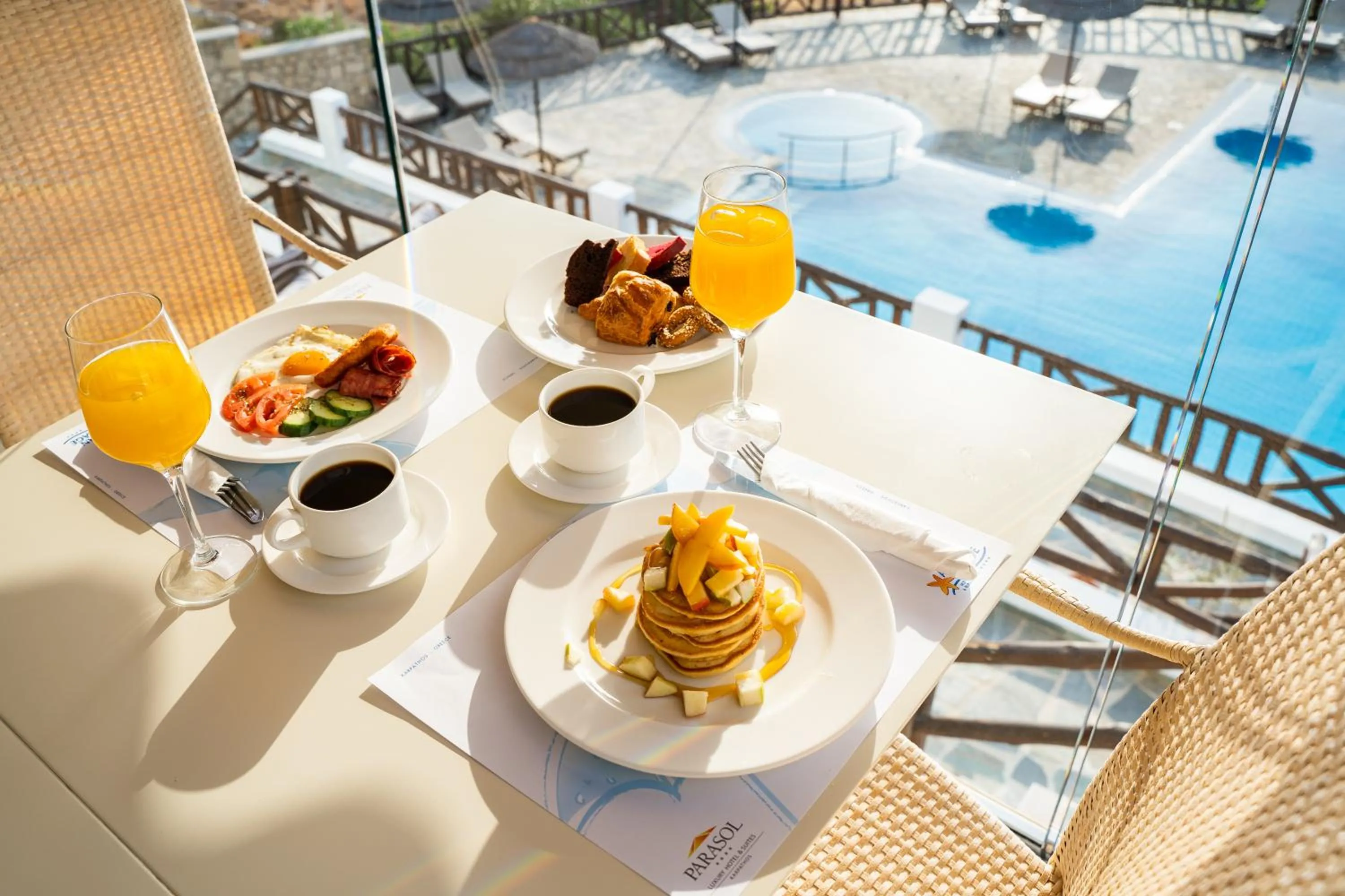 Food and drinks in Aegean Village Beachfront Resort