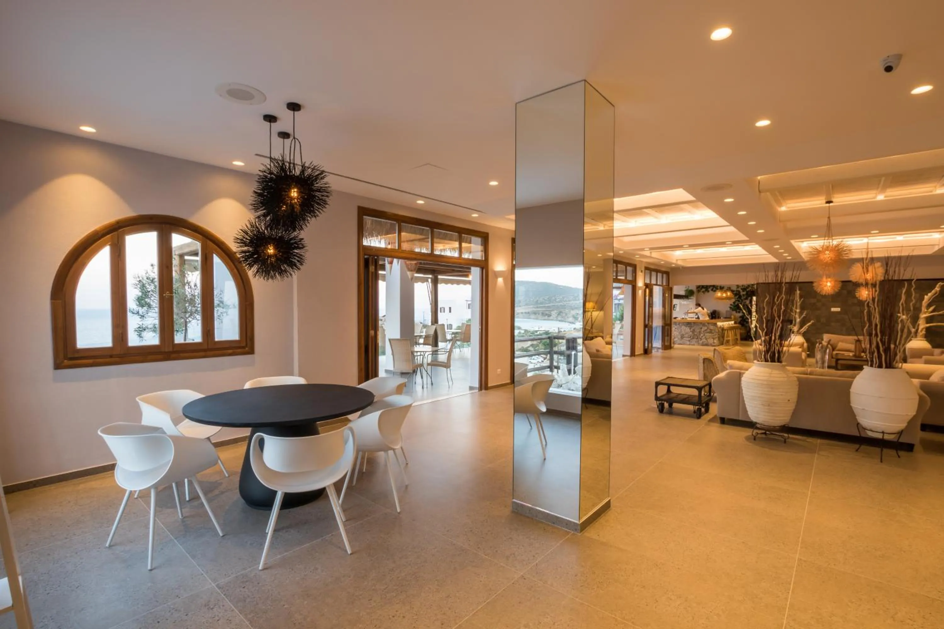 Seating area in Aegean Village Beachfront Resort