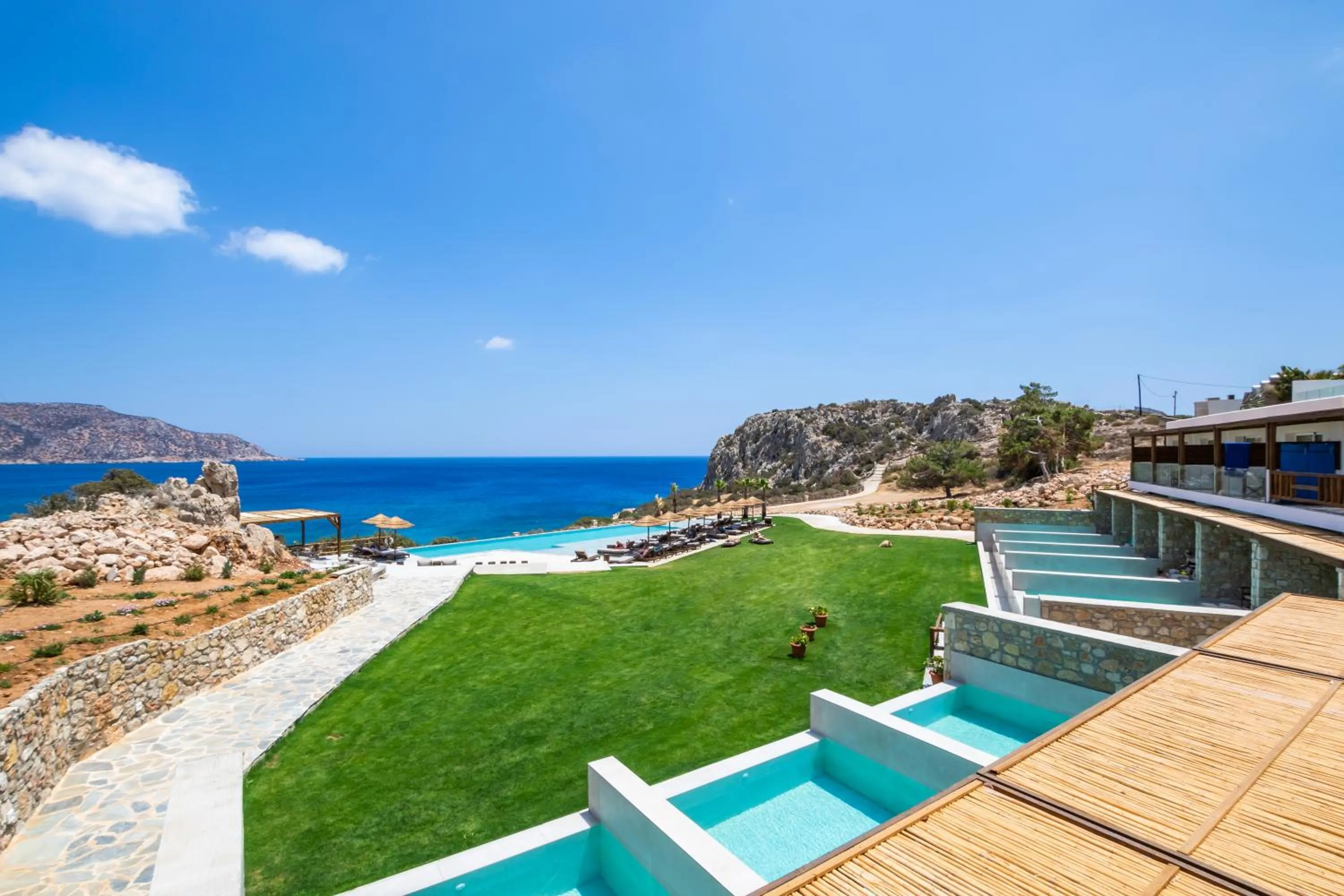 Property building in Aegean Village Beachfront Resort