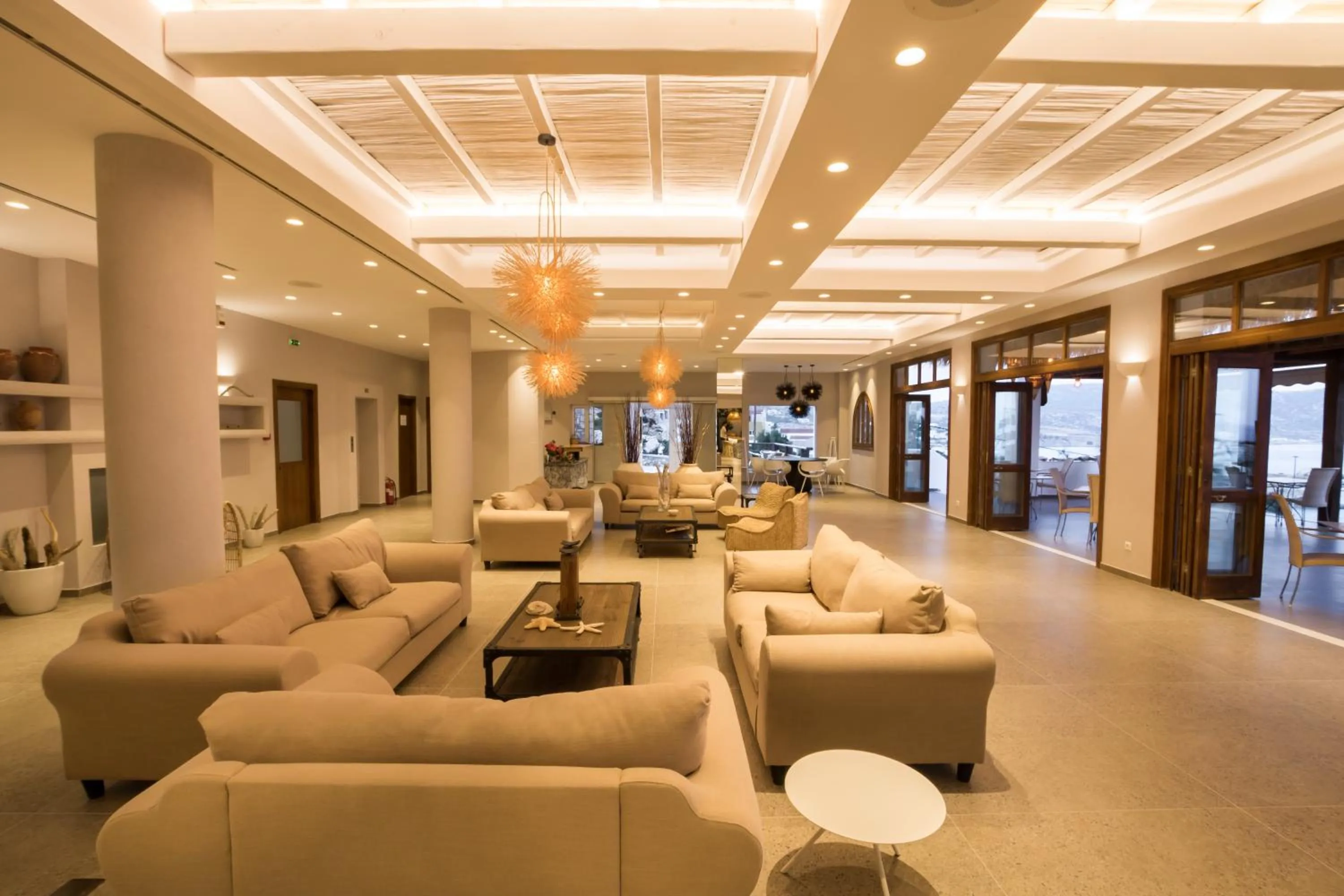 Living room in Aegean Village Beachfront Resort