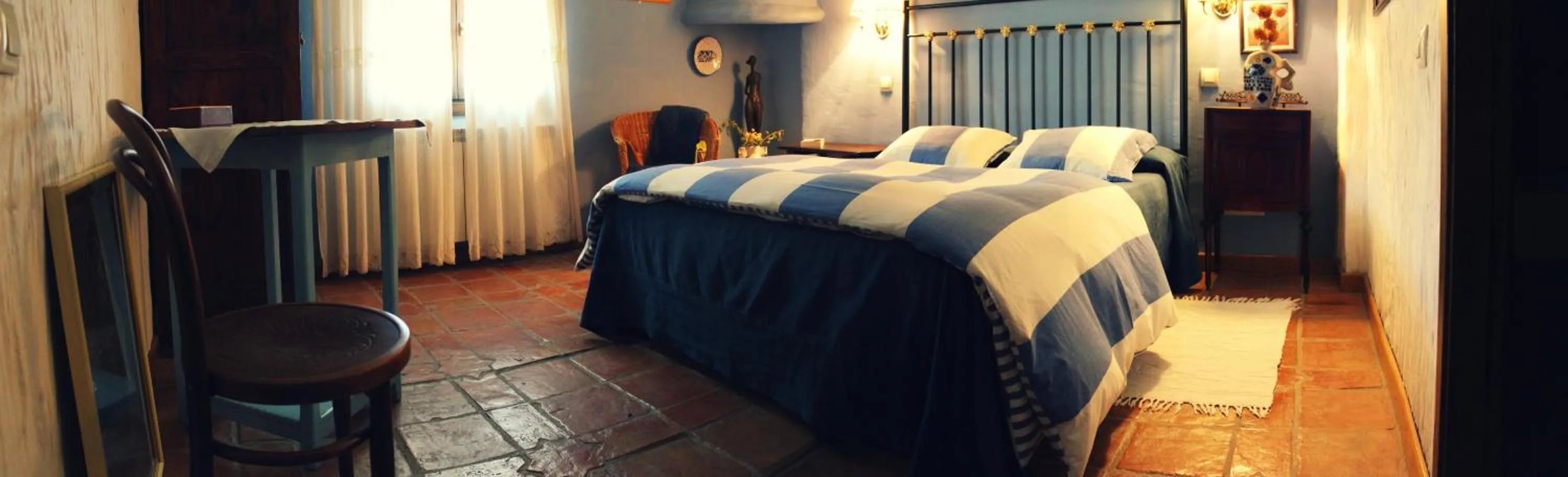 Bed in Hotel La Posada de Lalola