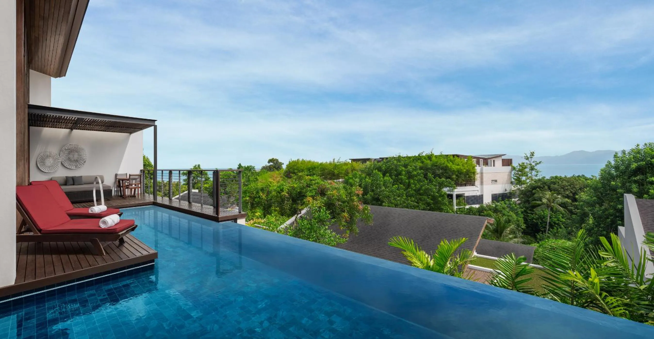 Pool view in W Koh Samui