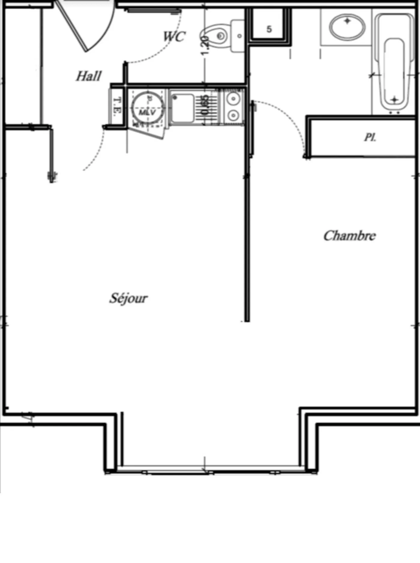 Photo of the whole room in Annemasse Apparts