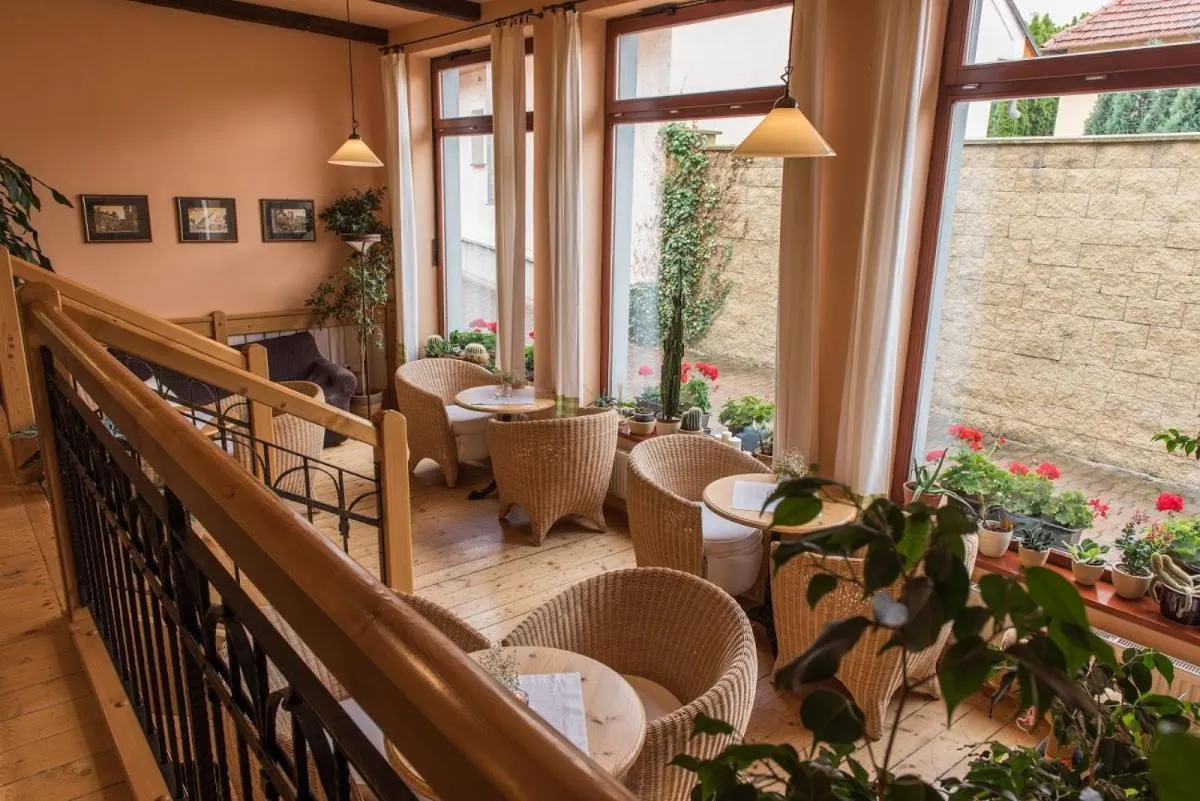 Seating area in Hotel Koníček