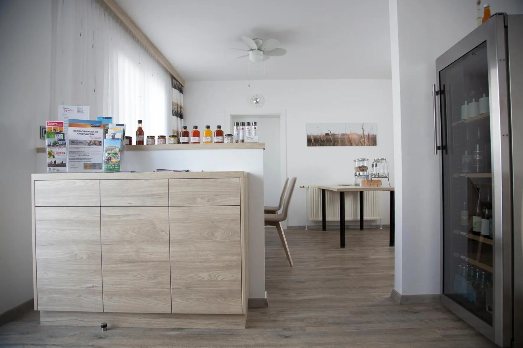 Communal kitchen in Gästehaus Pusztablick