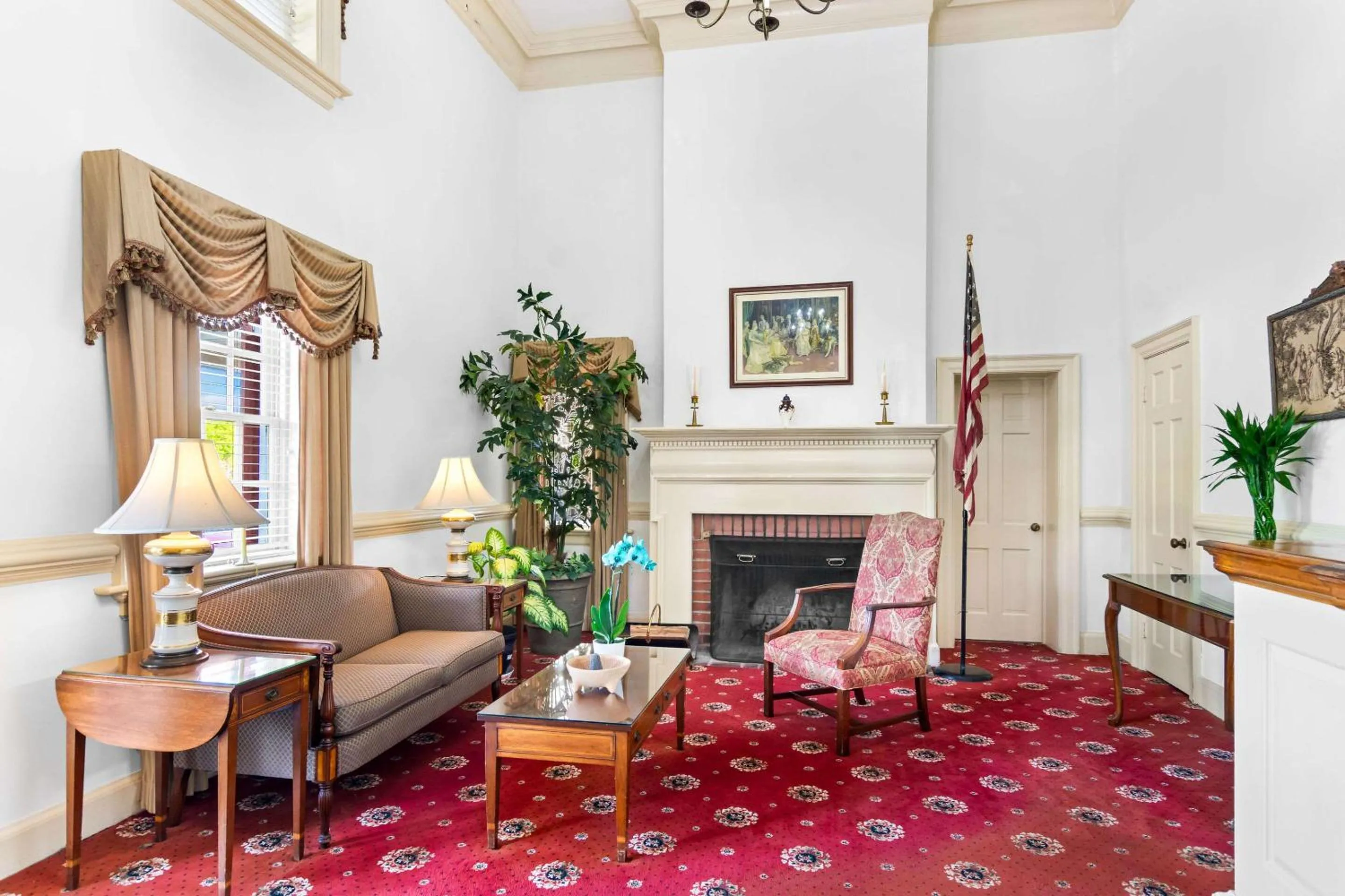 Lobby or reception in Rodeway Inn Williamsburg Edge District