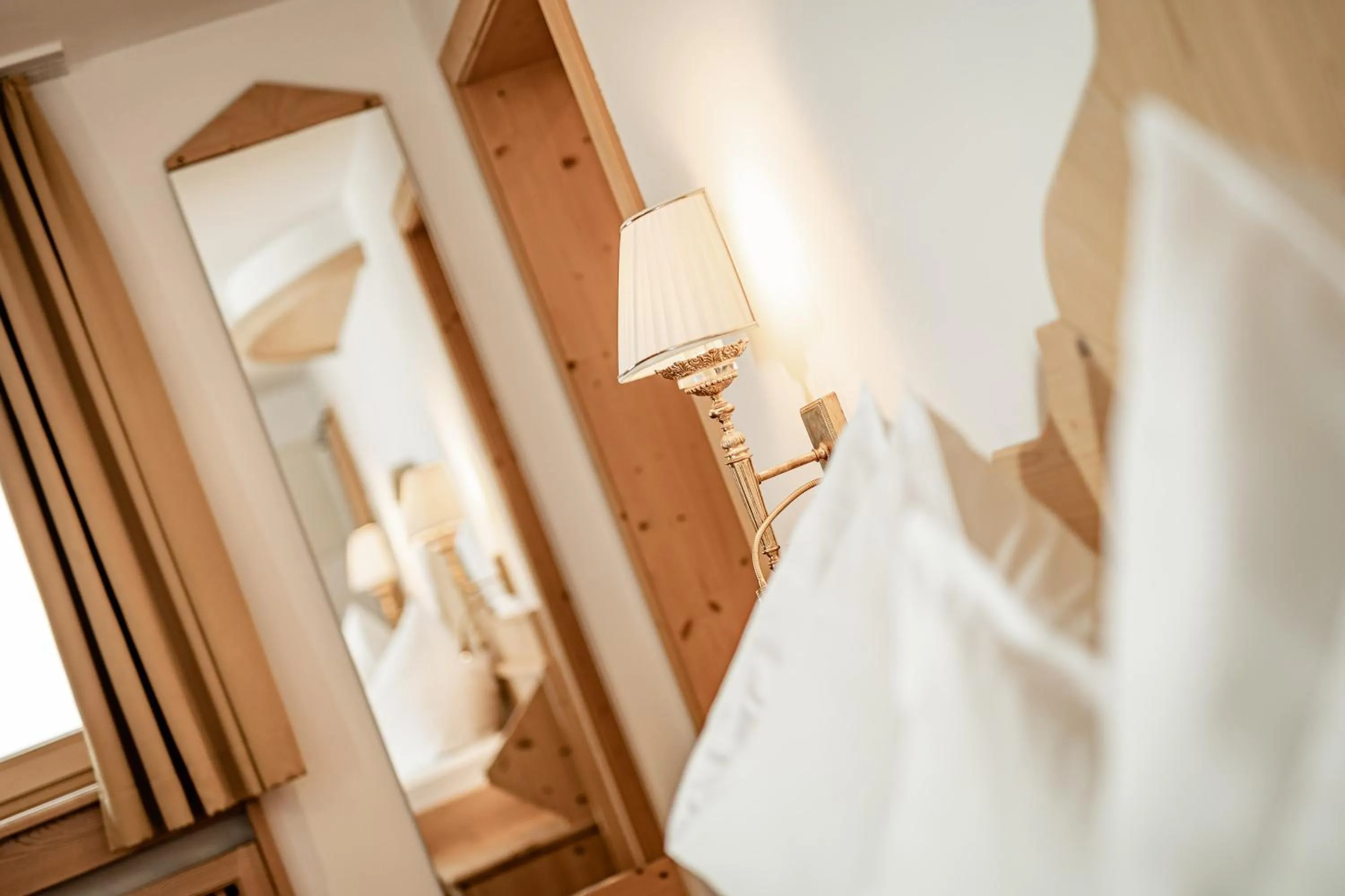 Bed in Romantik & Family Hotel Gardenia***S