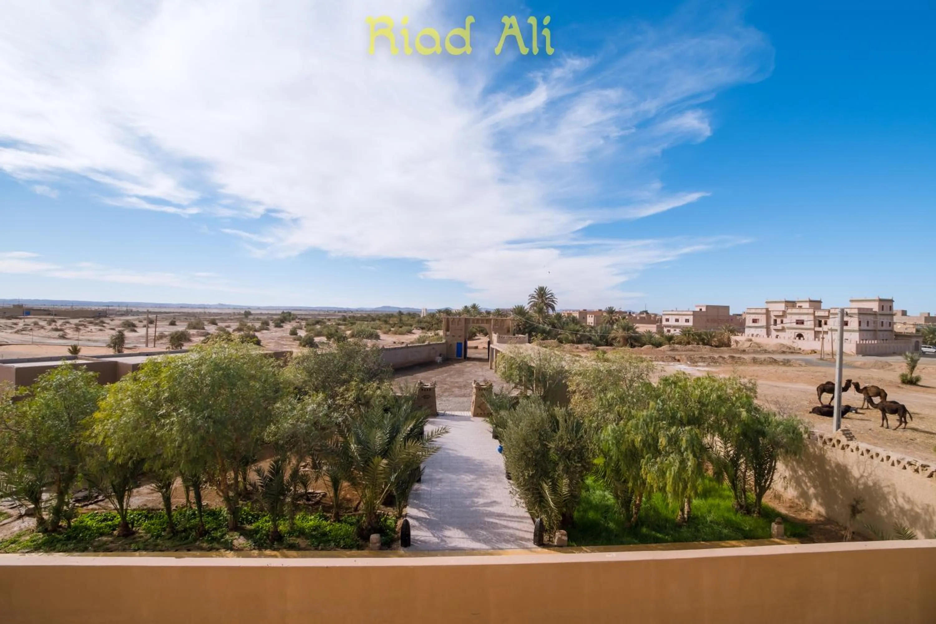 Street view in Hotel Riad Ali