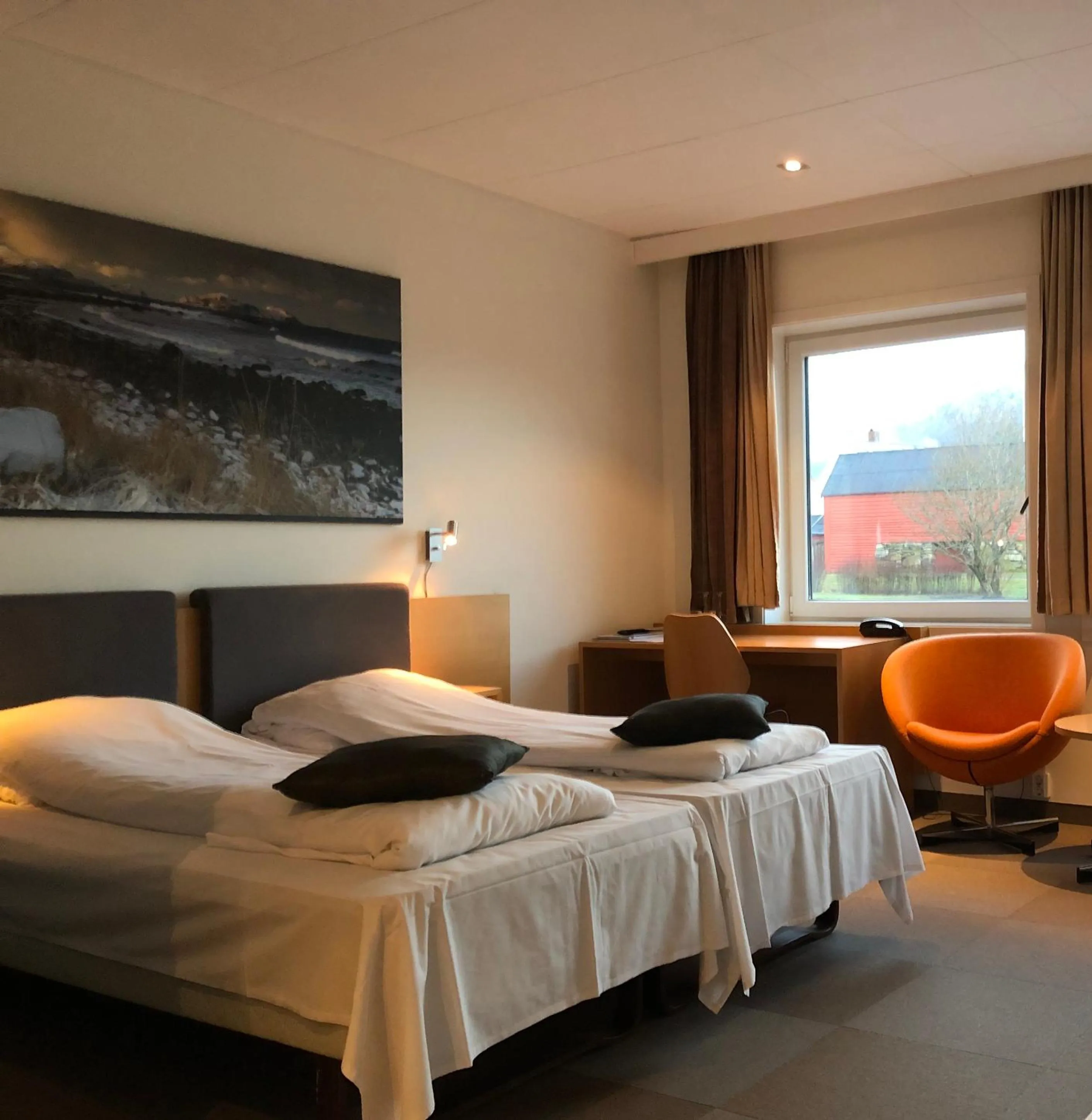 Bed in Havila Hotel Ivar Aasen