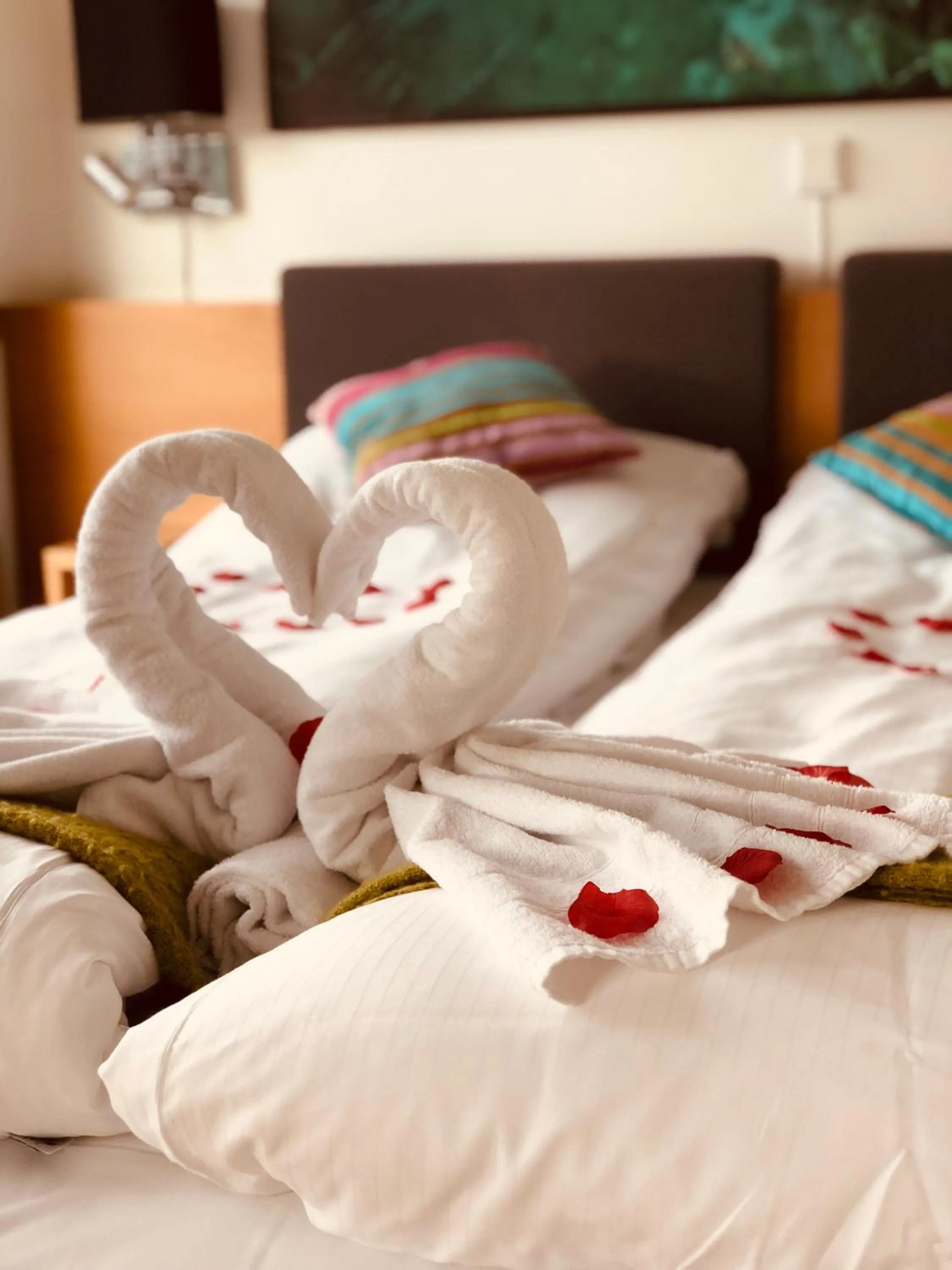 Bed in Havila Hotel Ivar Aasen