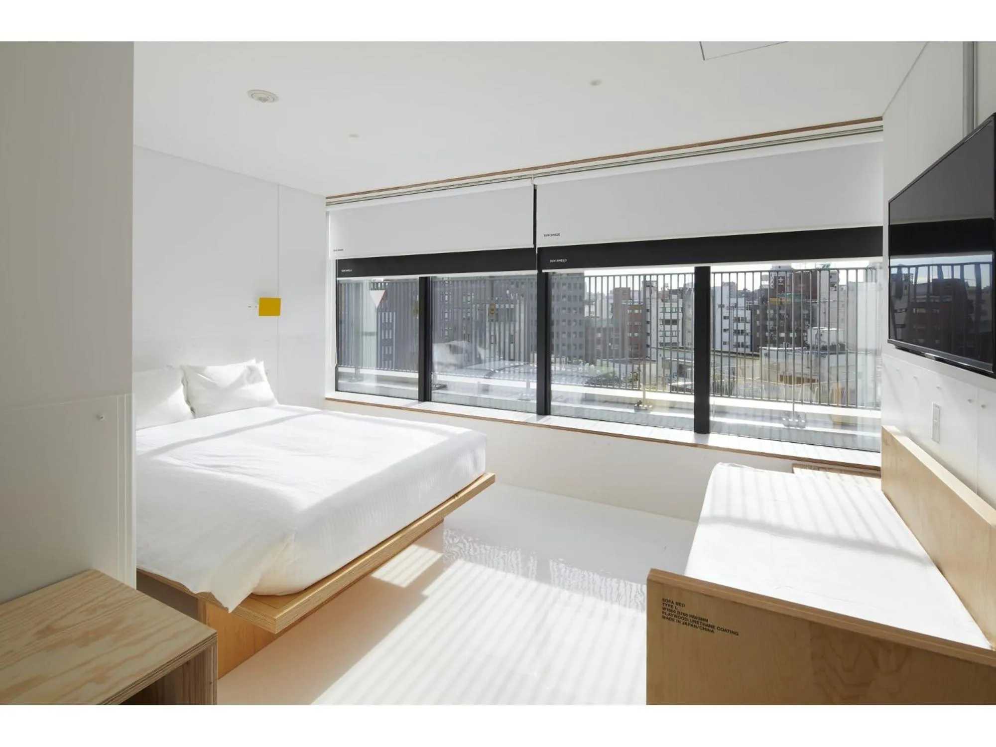 Bed in Mustard Hotel Shibuya