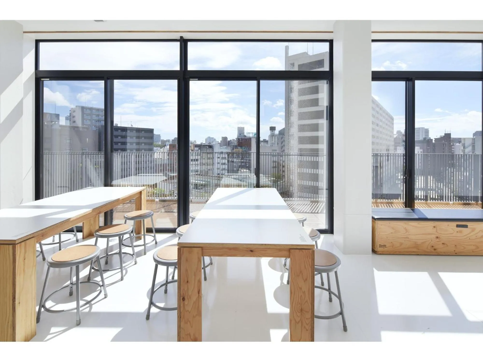 Communal lounge/ TV room in Mustard Hotel Shibuya