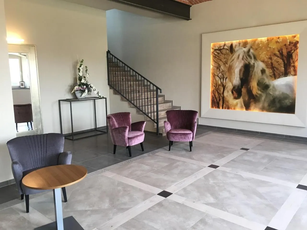 Lobby or reception in Hotel Karczyce