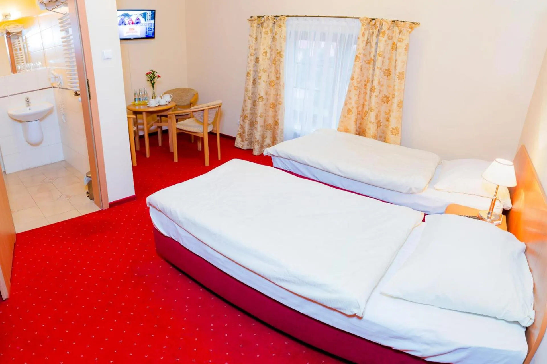 Bed in Hotel Karczyce