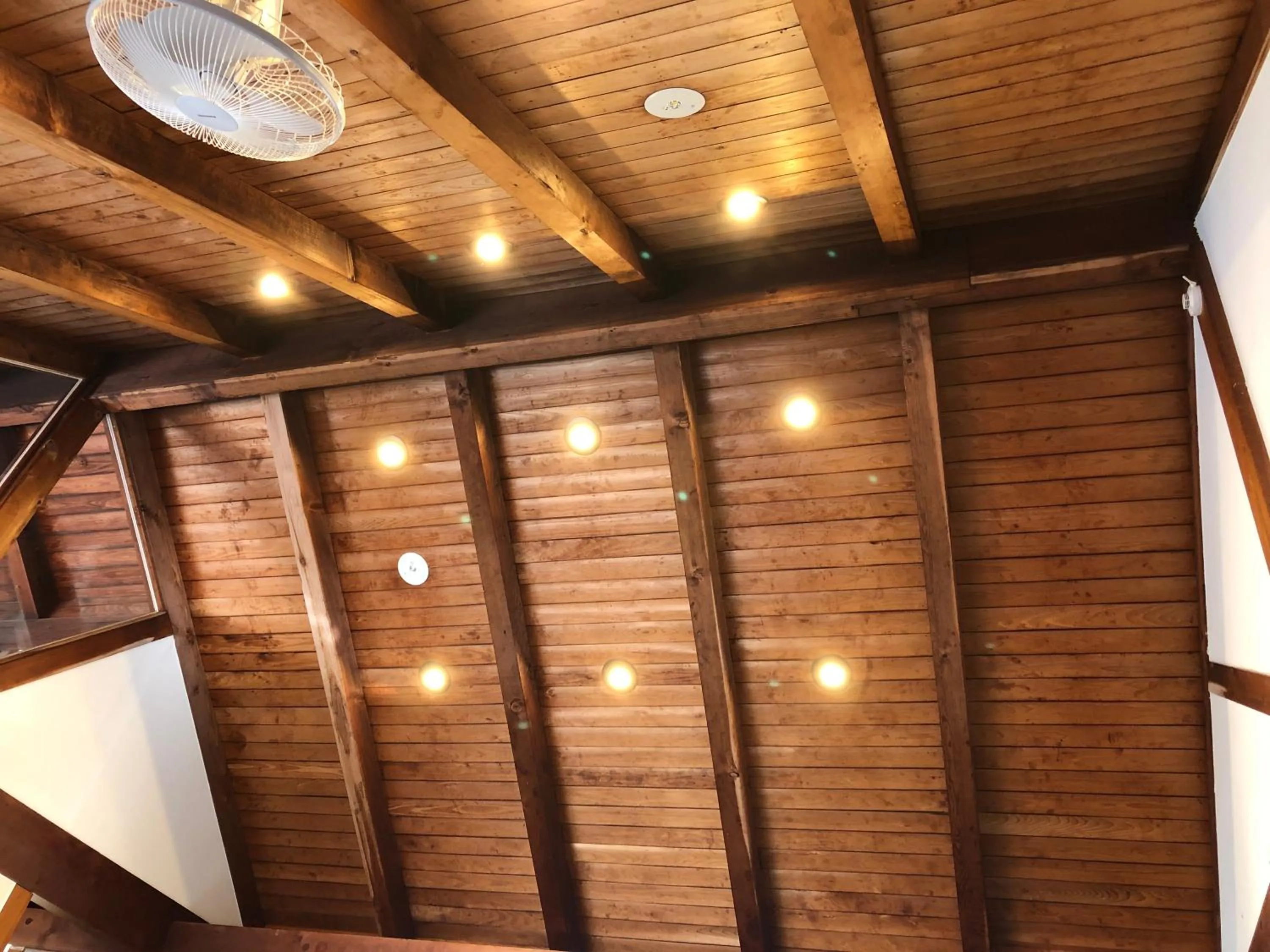 Communal kitchen in Shiraishi Island International Villa