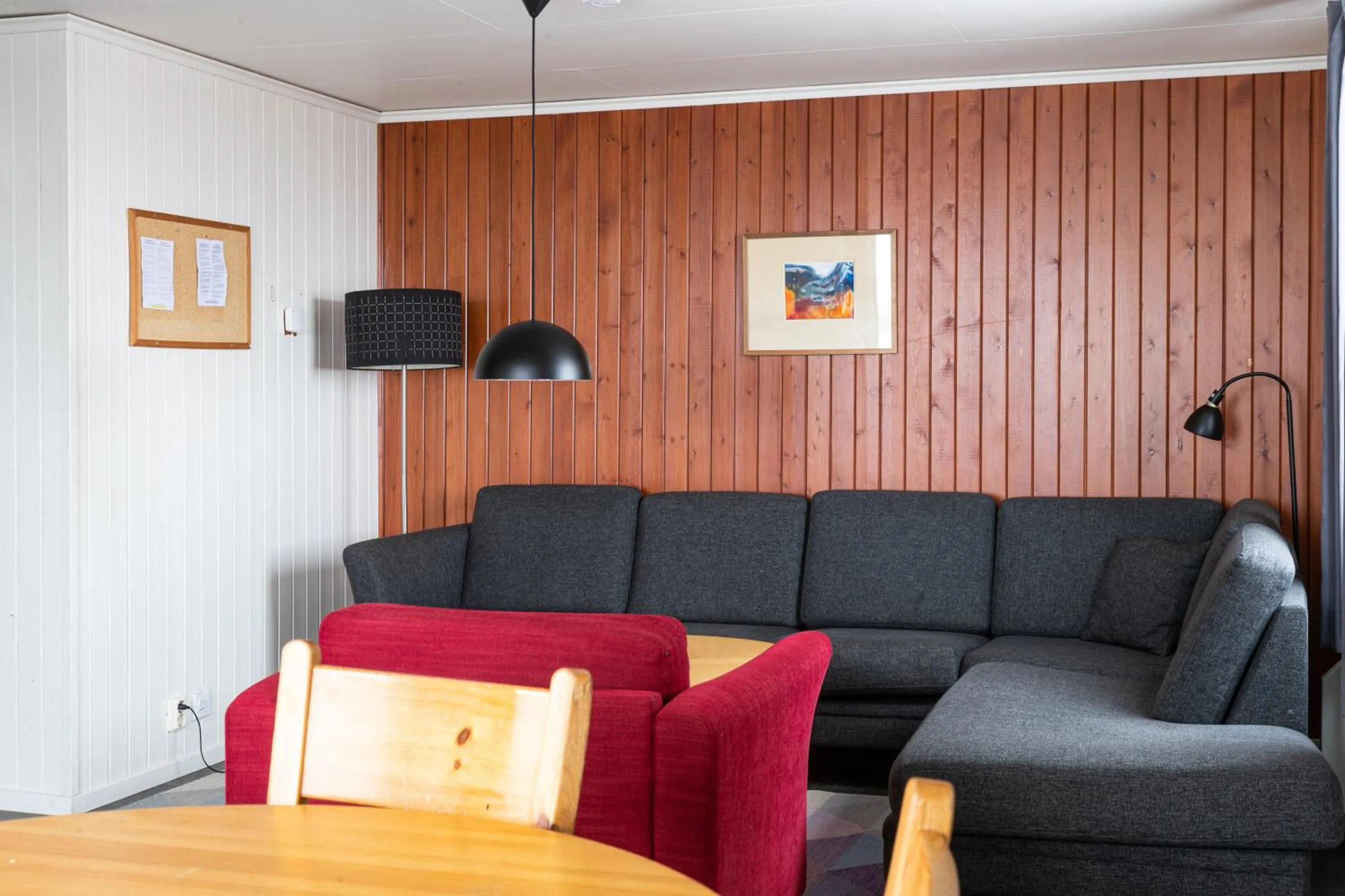 Living room in STF Abisko Turiststation