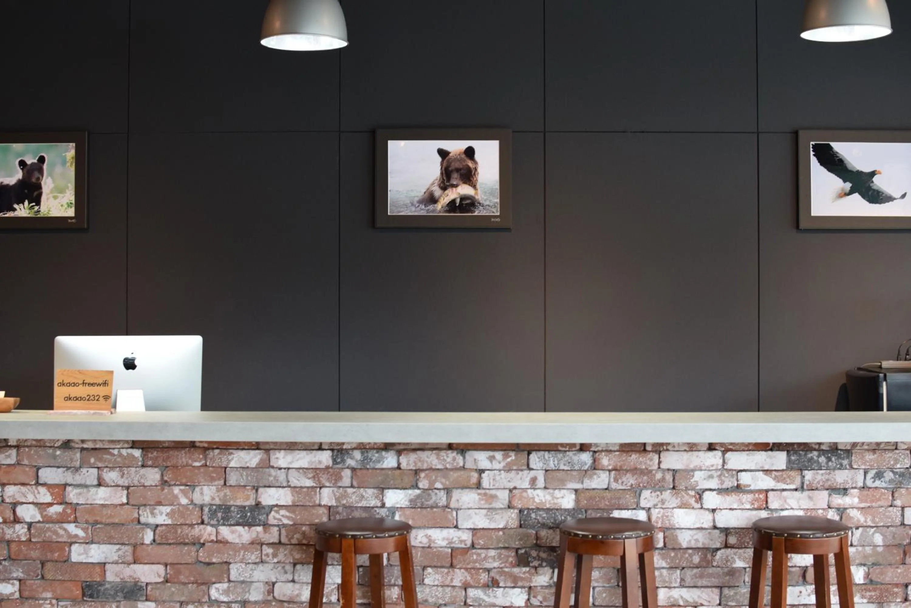 Lobby or reception in Noboribetsu Guest House AKA & AO