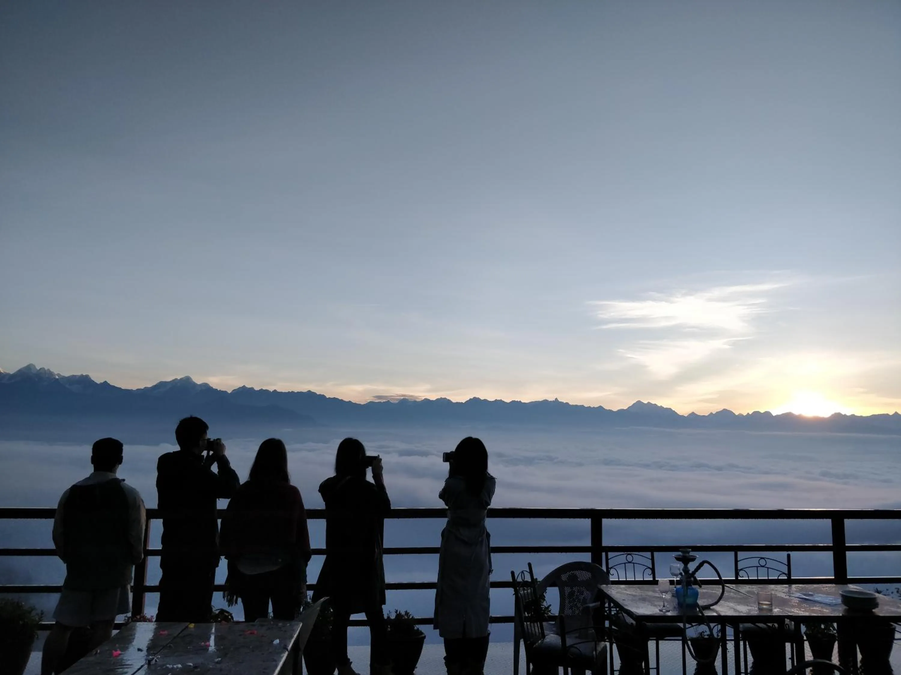 People in Everest Manla Resort