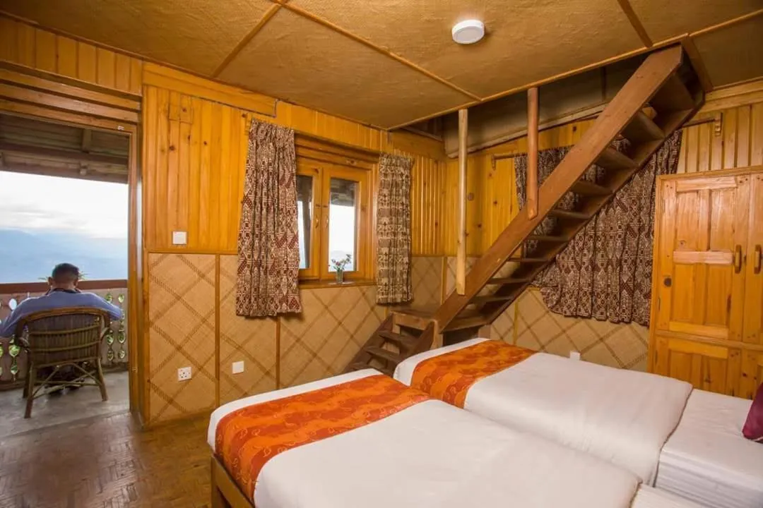Bed in Everest Manla Resort