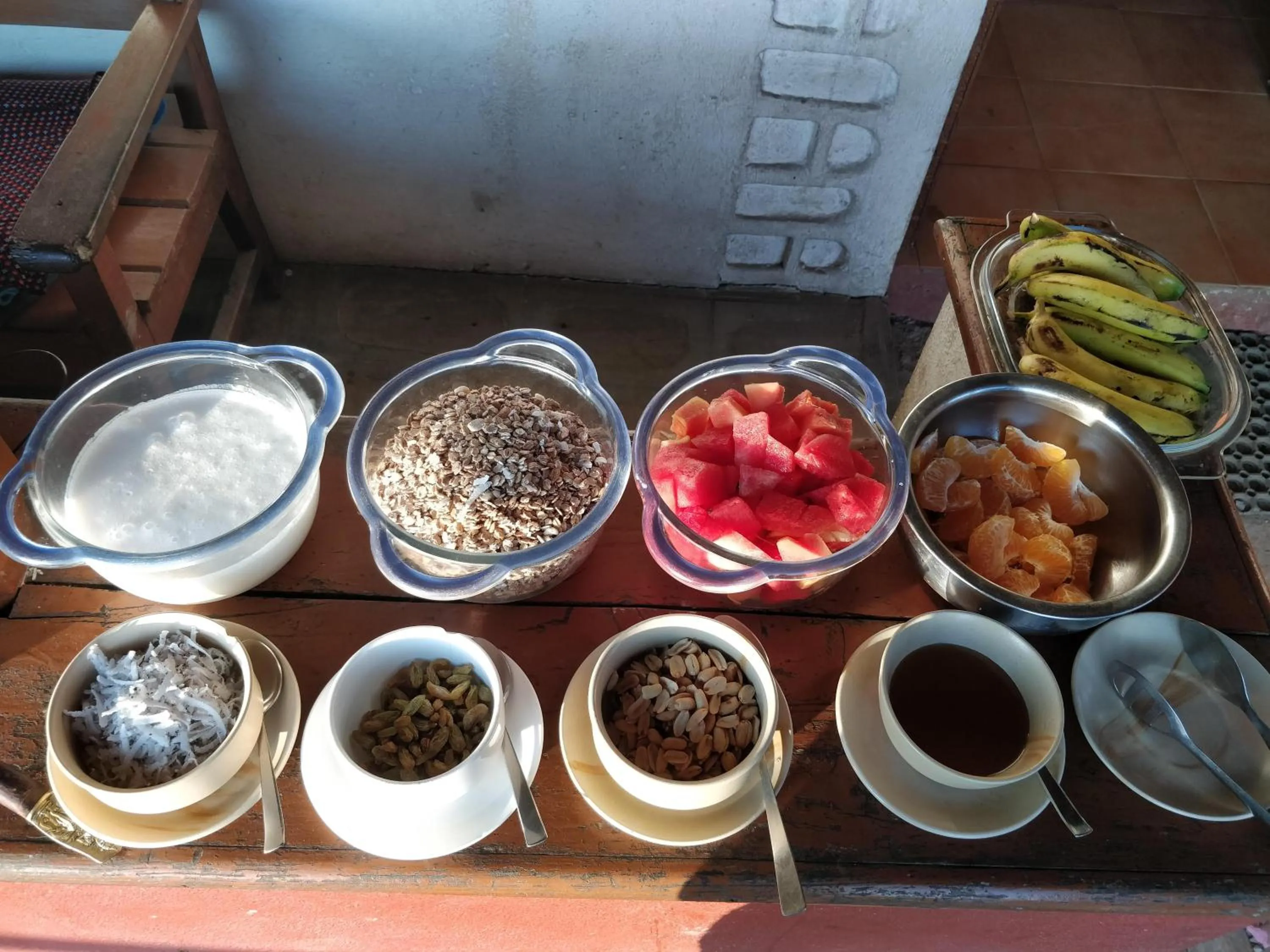 Food and drinks in Everest Manla Resort