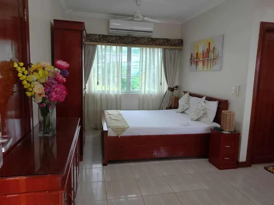 Bed in Ocean Breeze Resort