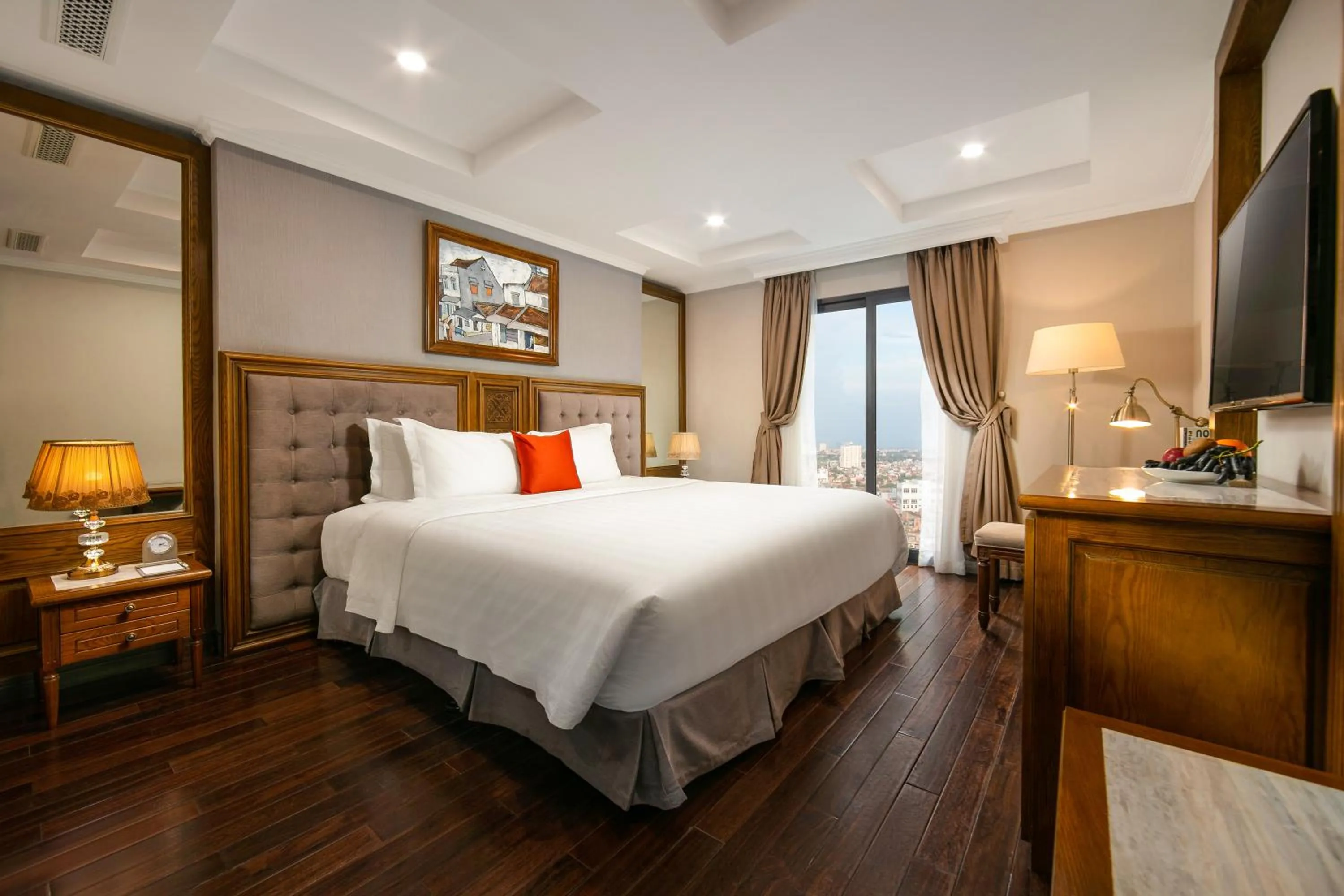 Bed in Hanoi Dalvostro Valentino Hotel & Spa